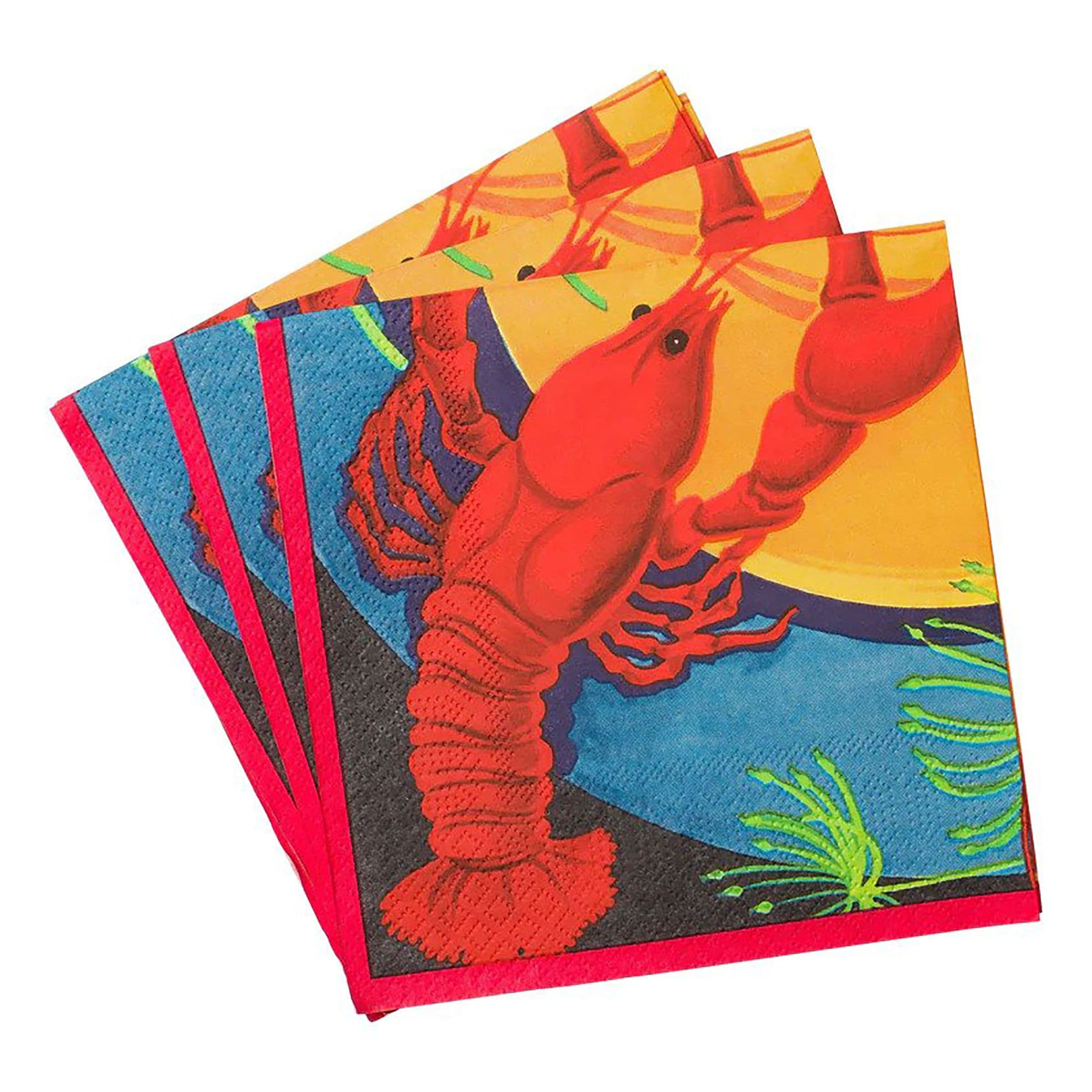 Lautasliinat Punainen Rapu - 20-pakkaus