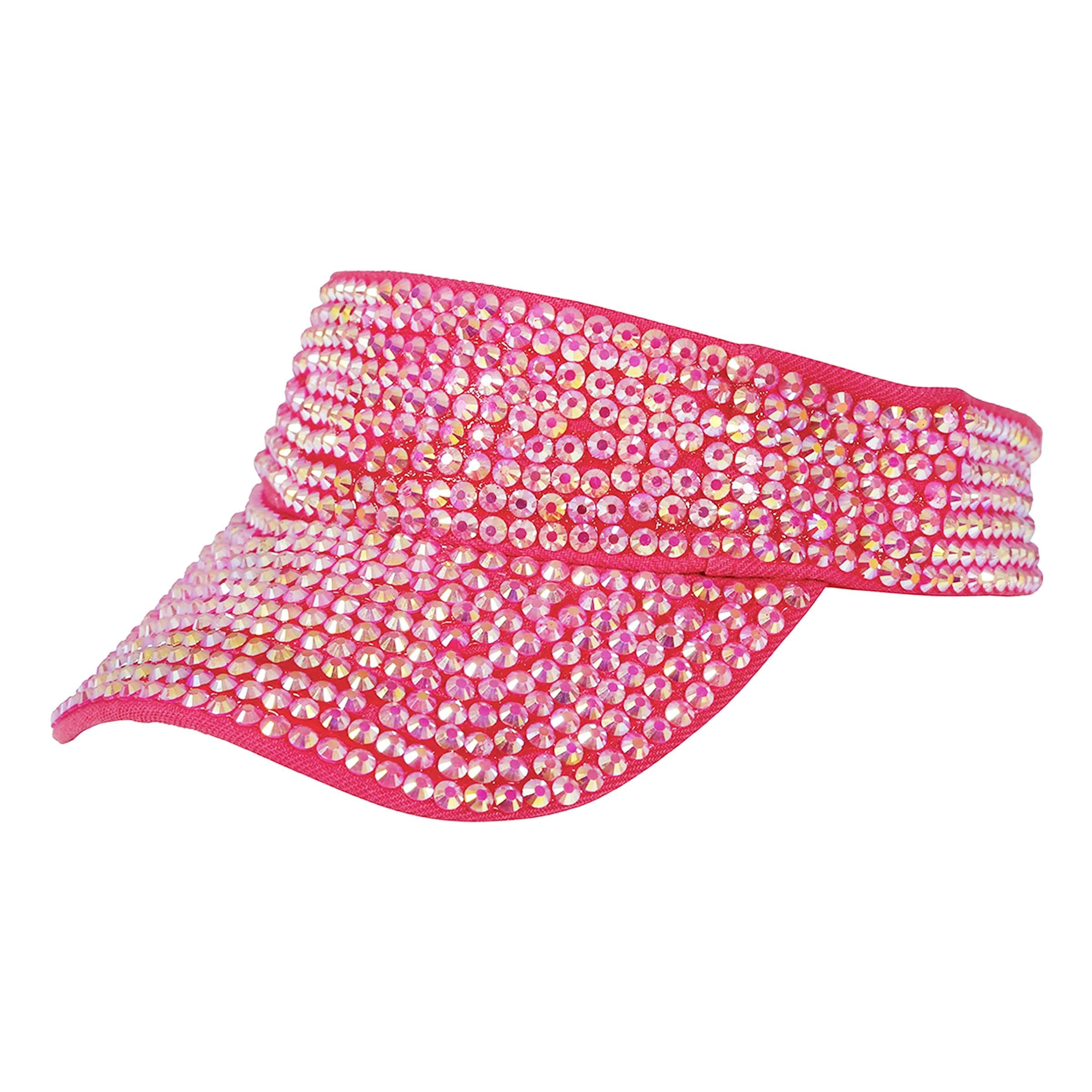 Punainen Strass-aurinkolippa - One size