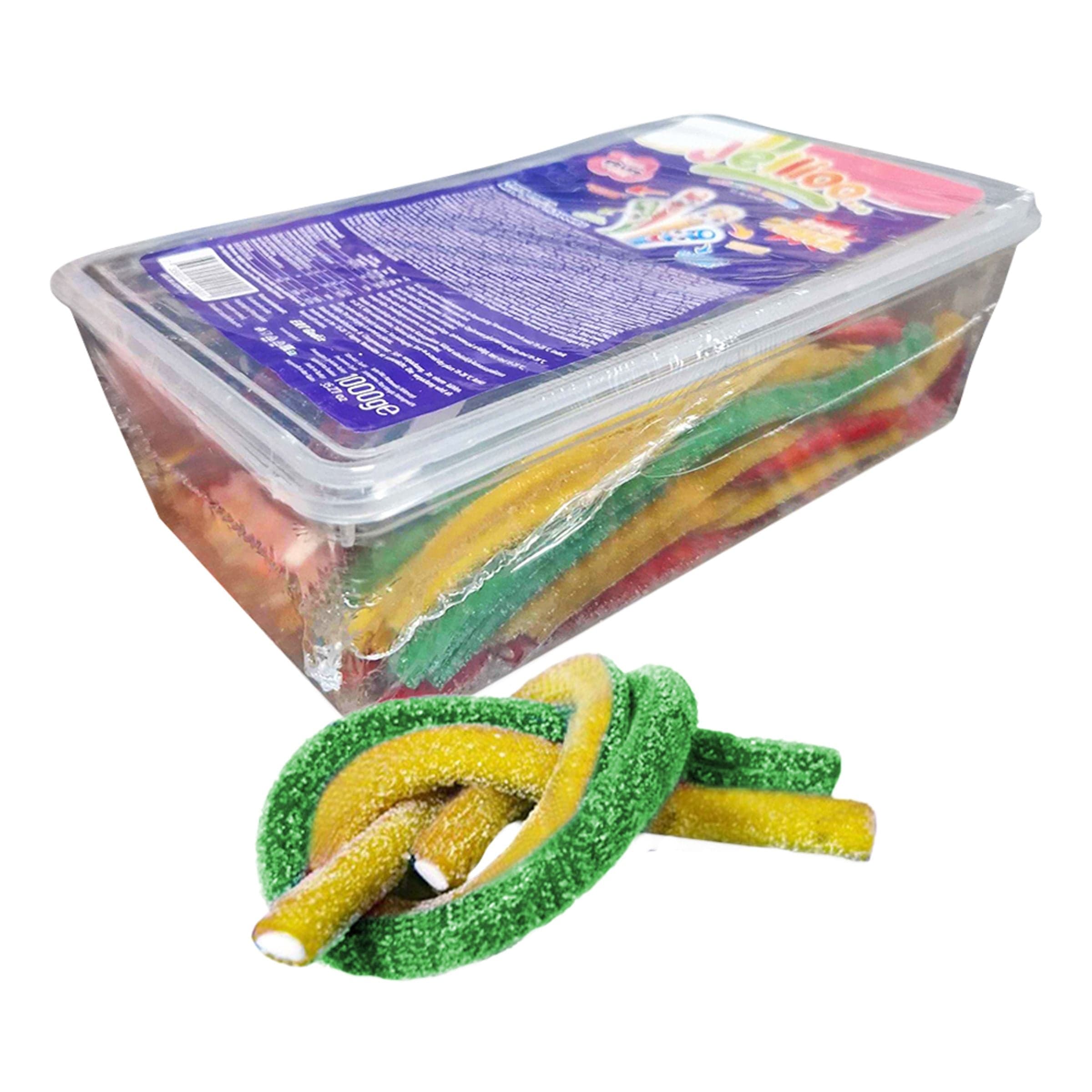 Jellioo Sour Pencil Fruit Suurpakkaus - 1 kg