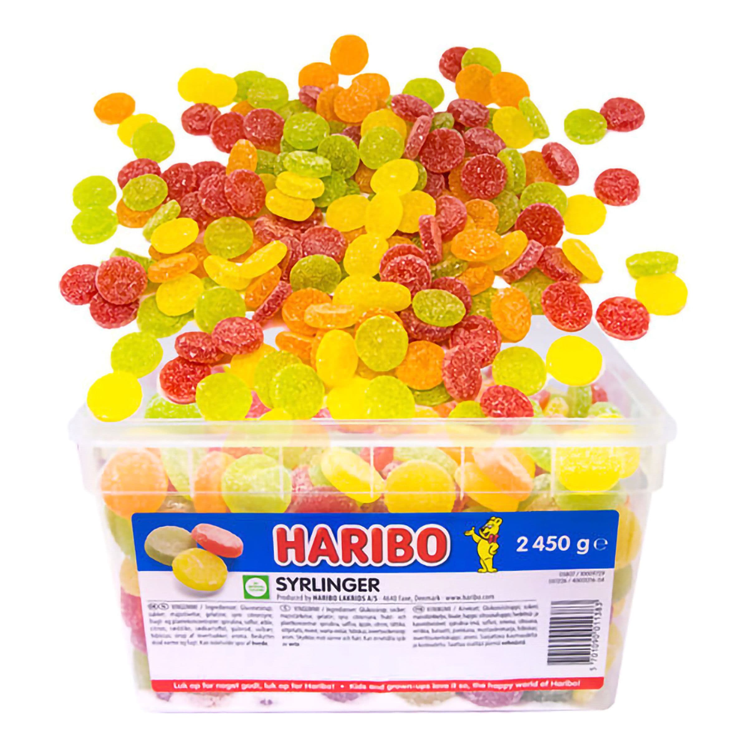 Haribo Syrlingar Irtomakeinen Rasiassa - 2,45 kg