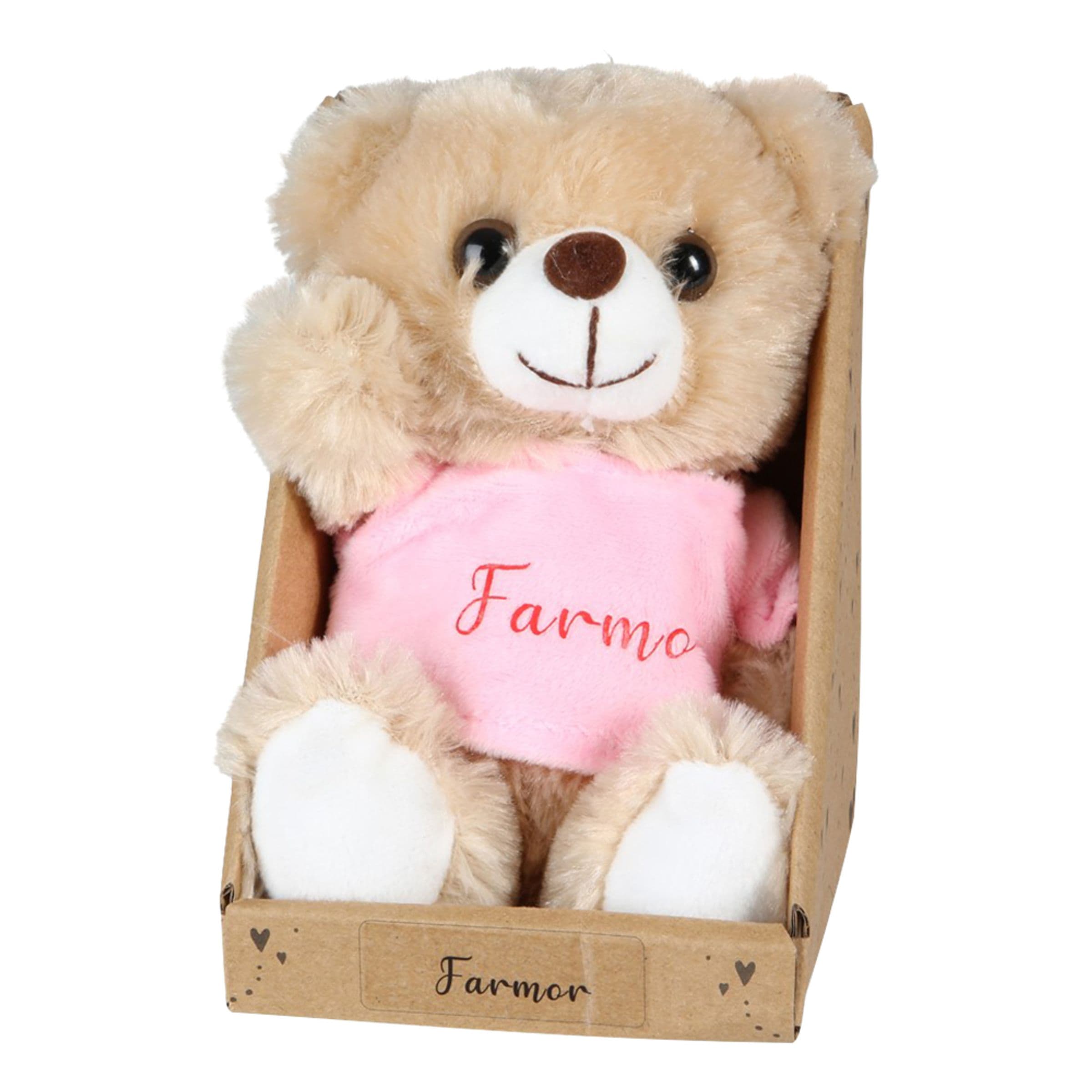 T-Bear Nalle Tekstillä - Farmor