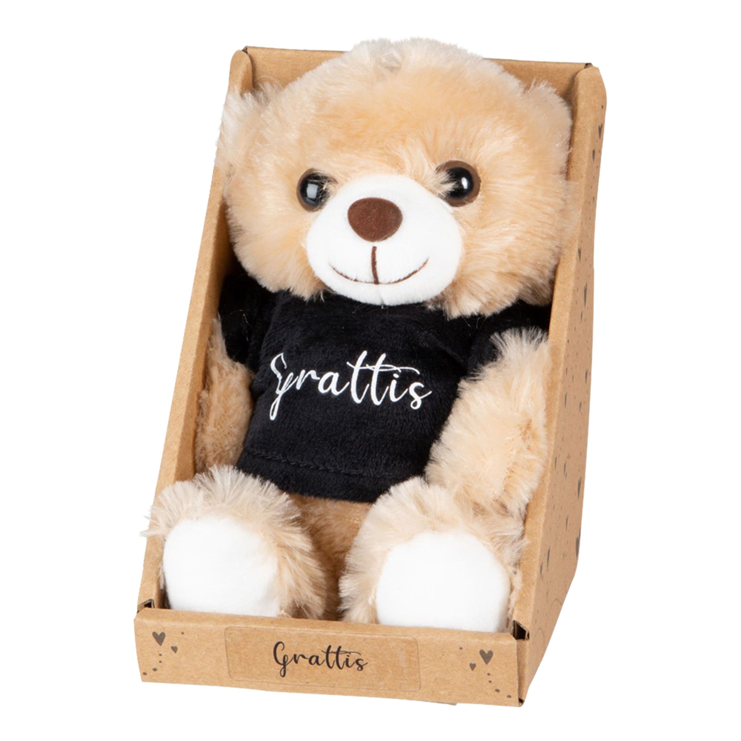 T-Bear Nalle Tekstillä - Grattis