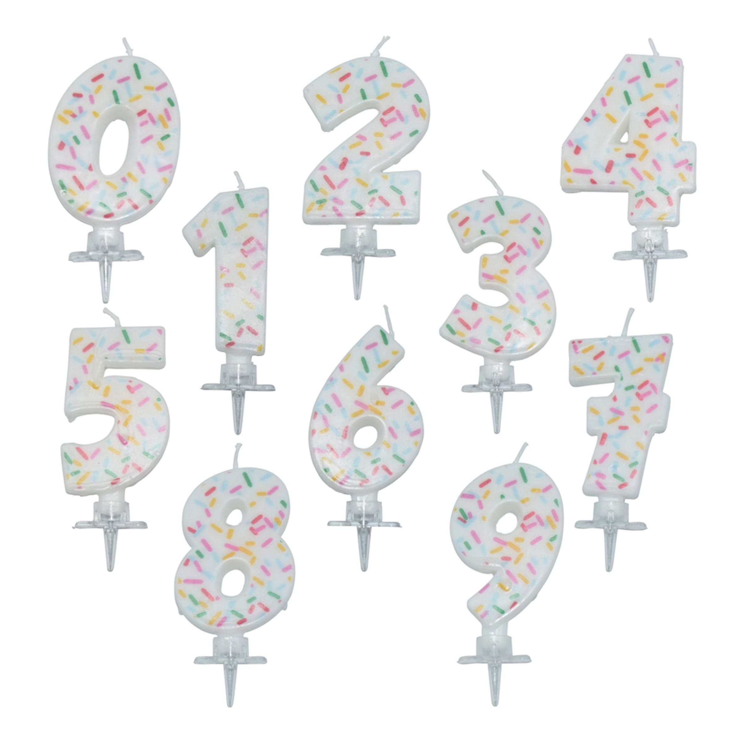 Kakkukynttilät Numero Strösseli - Numero 6