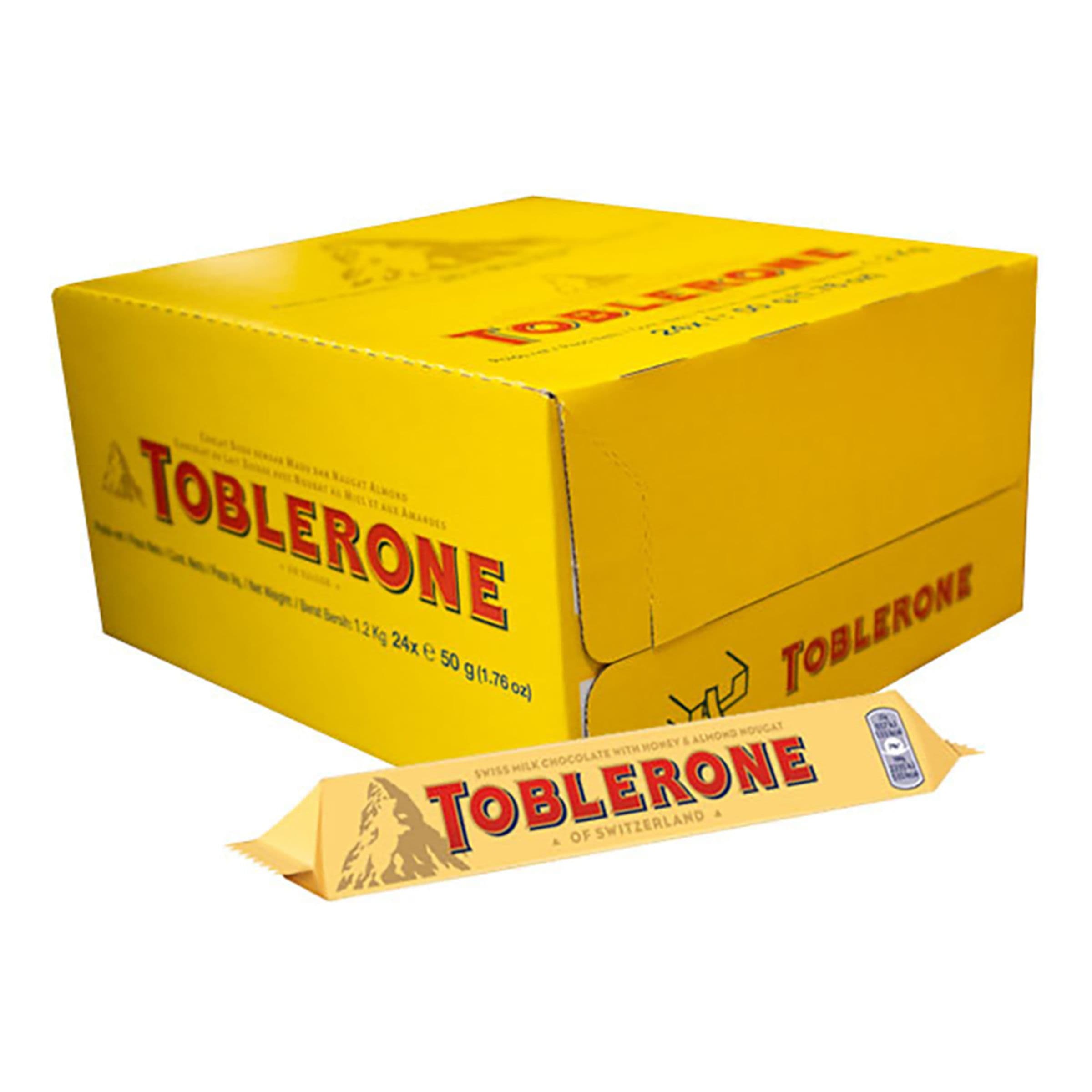 Toblerone Maitosuklaa Suurpakkaus - 24 x 50 g