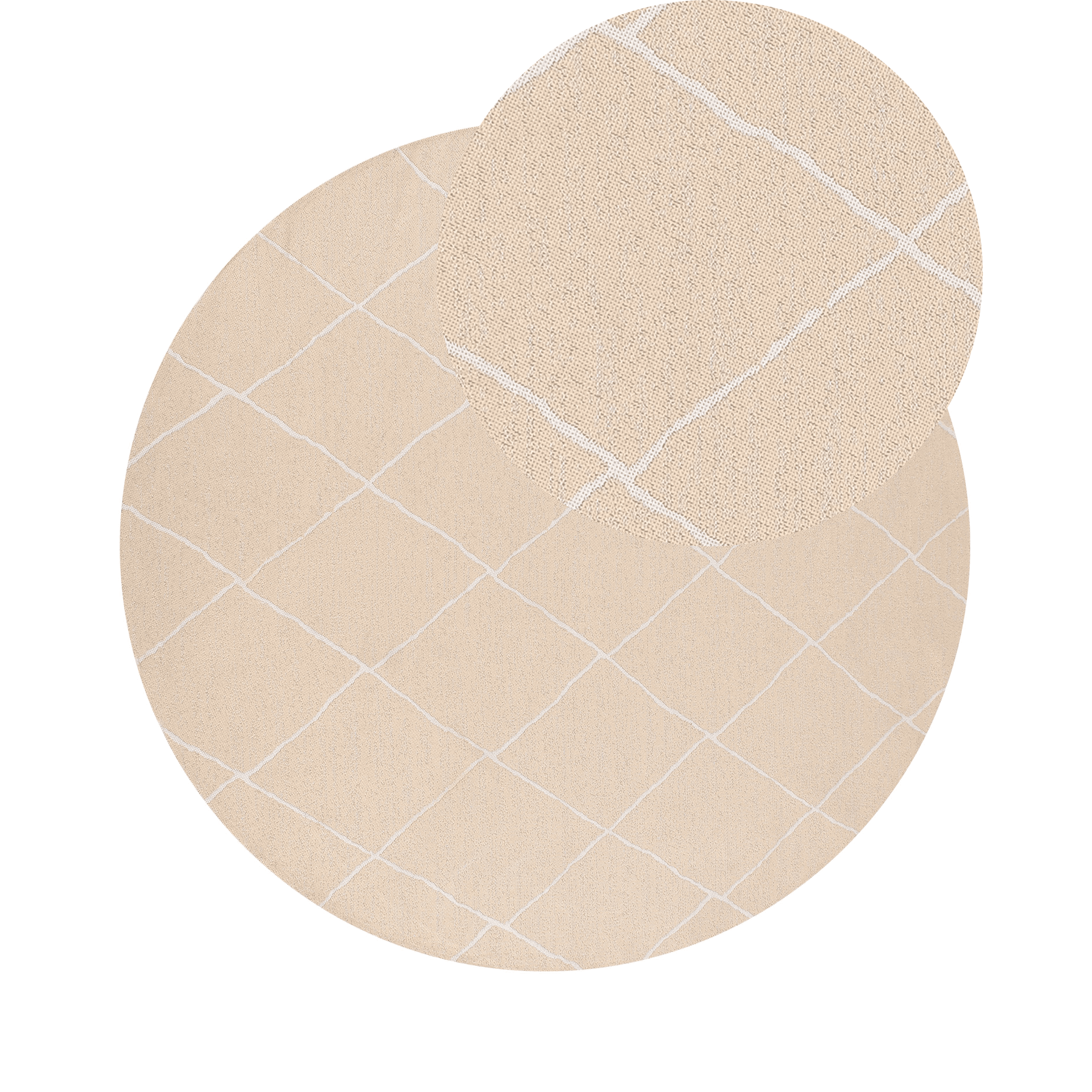 Ulkomatto GWALIOR Beige ø 160 cm