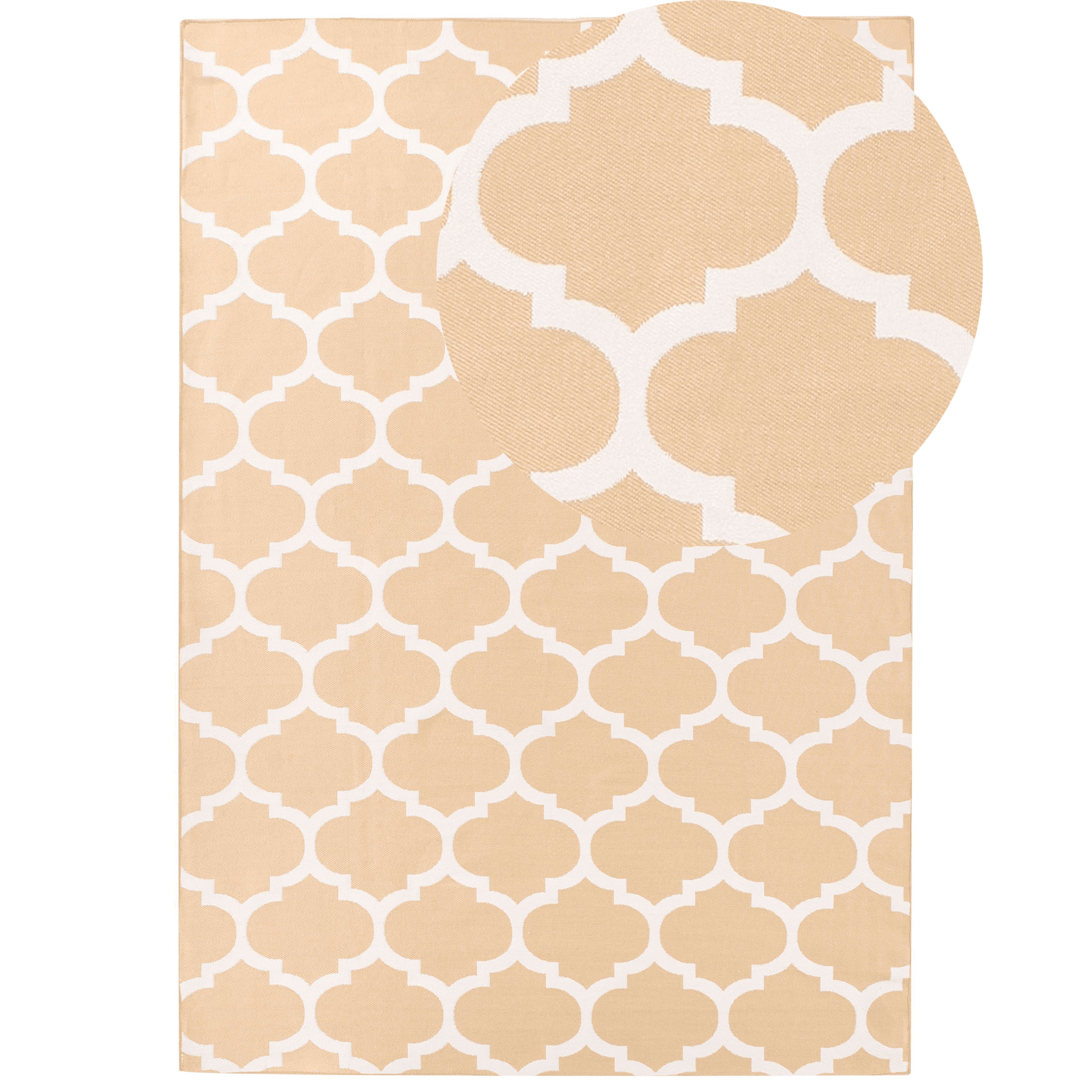 Ulkomatto AKSU Beige 160 x 230 cm kaksipuolinen