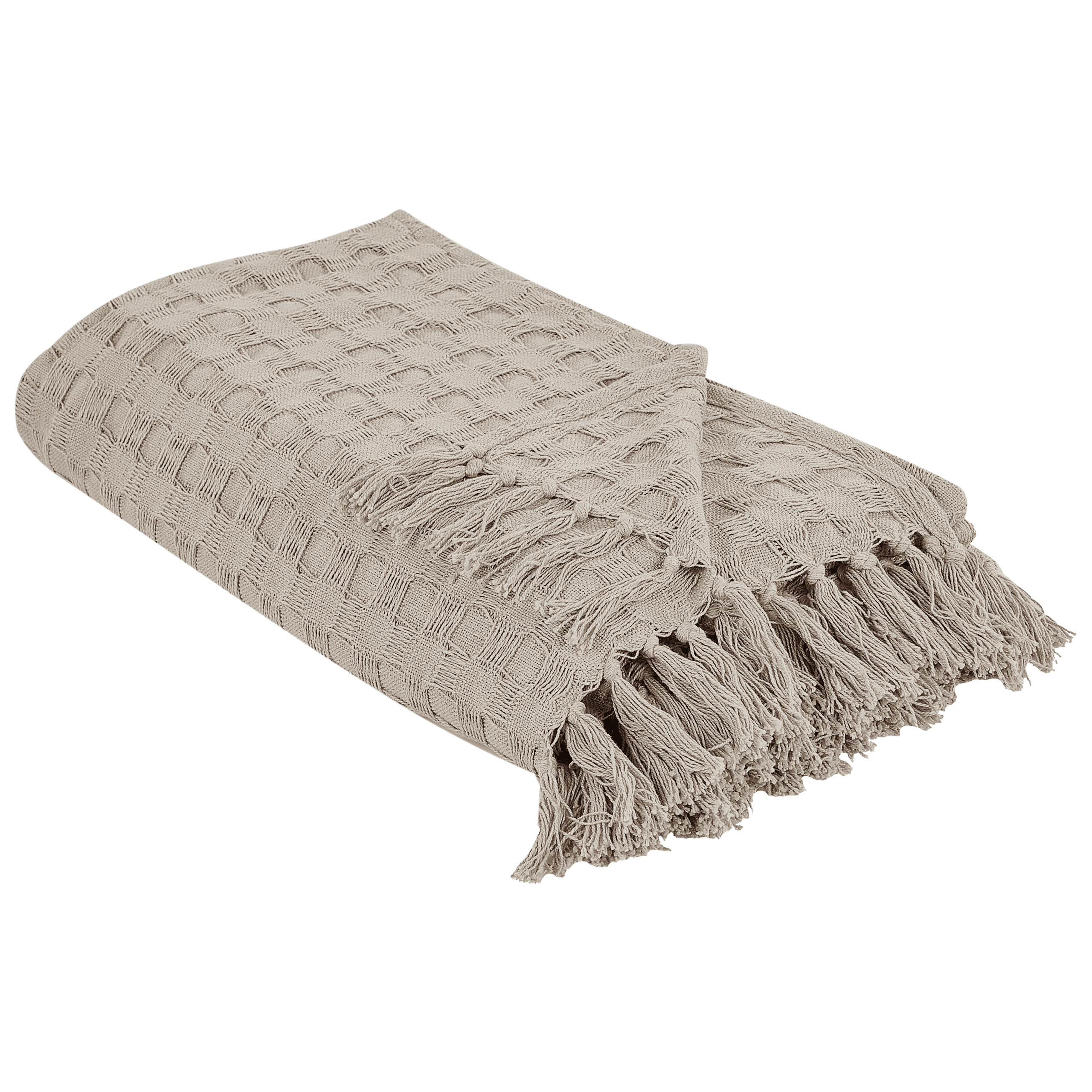 Päiväpeitto BERE puuvilla 220 x 240 cm Ruskeanharmaa