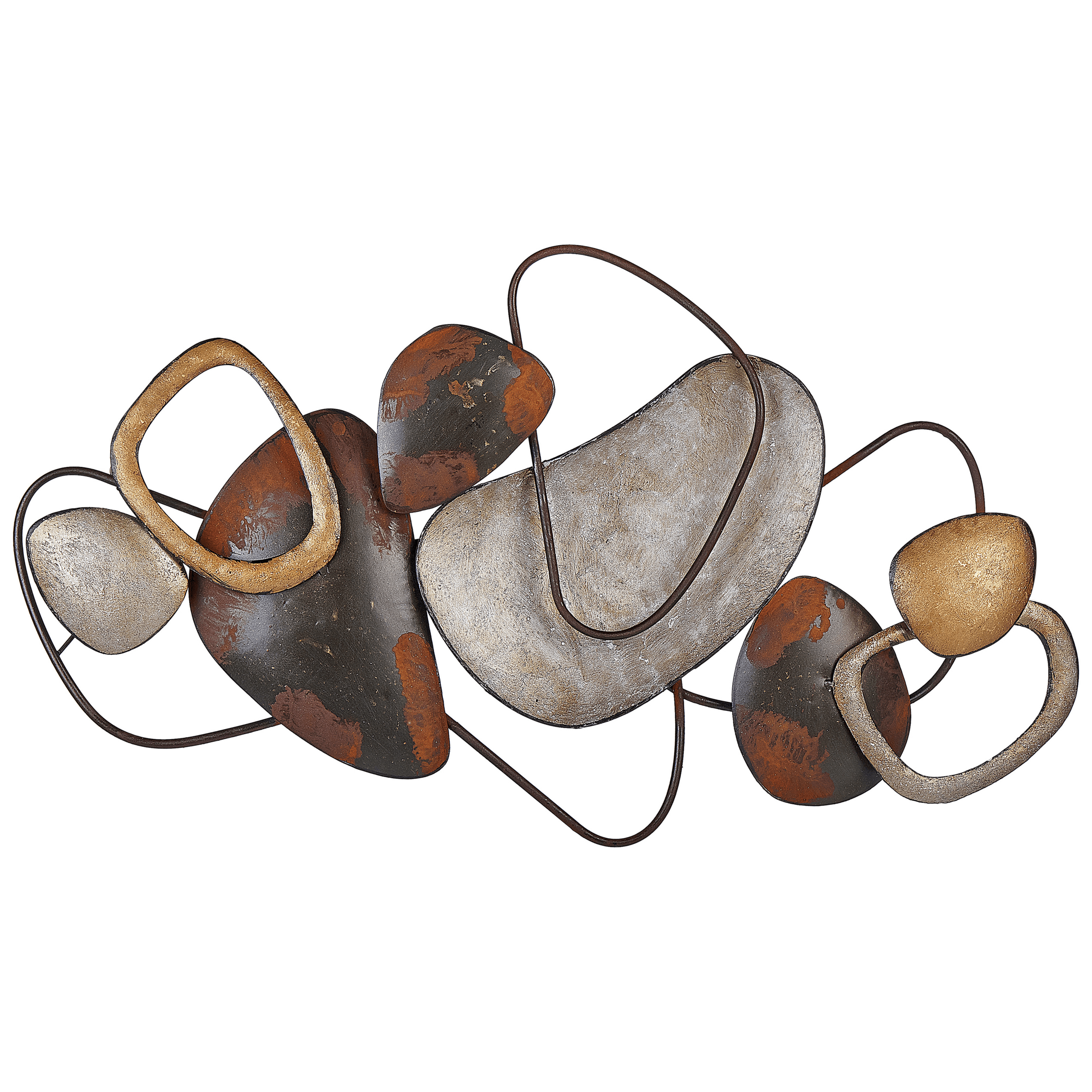 Seinäkoriste COBALT metalli 50 cm Ruskea