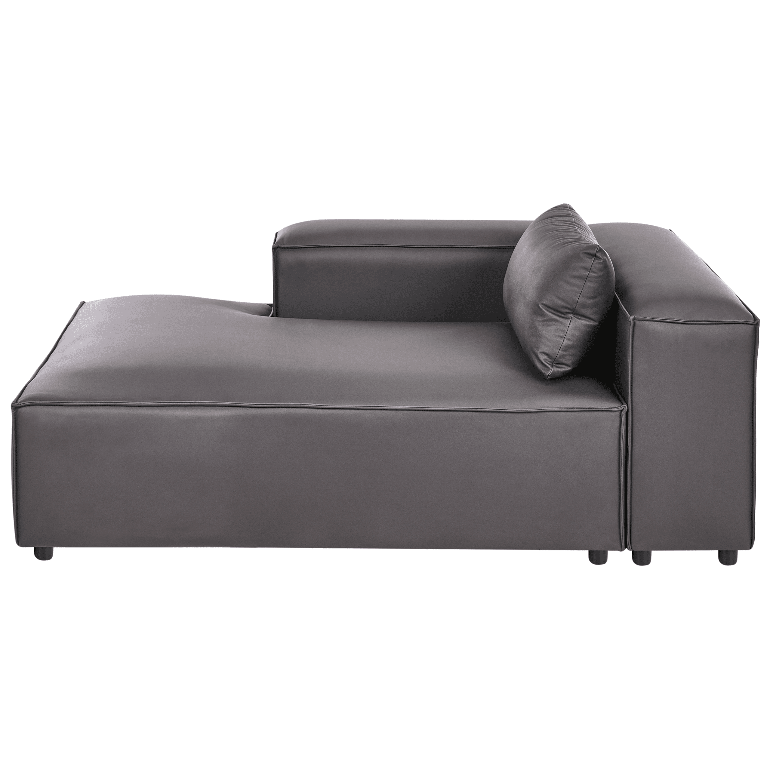 Divaani oikea BRANDE keinonahka Musta