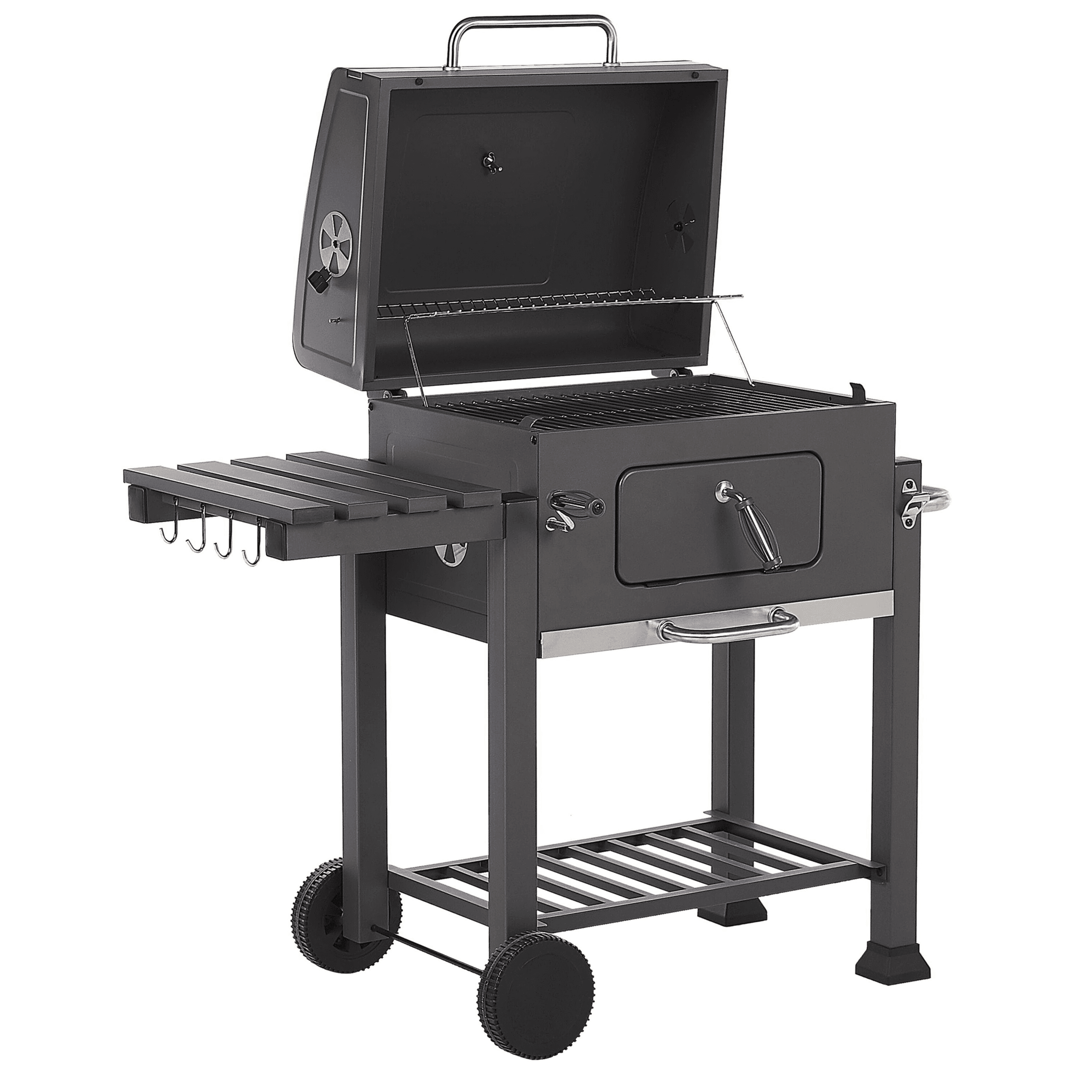 Hiiligrilli PAVLOF metalli Musta