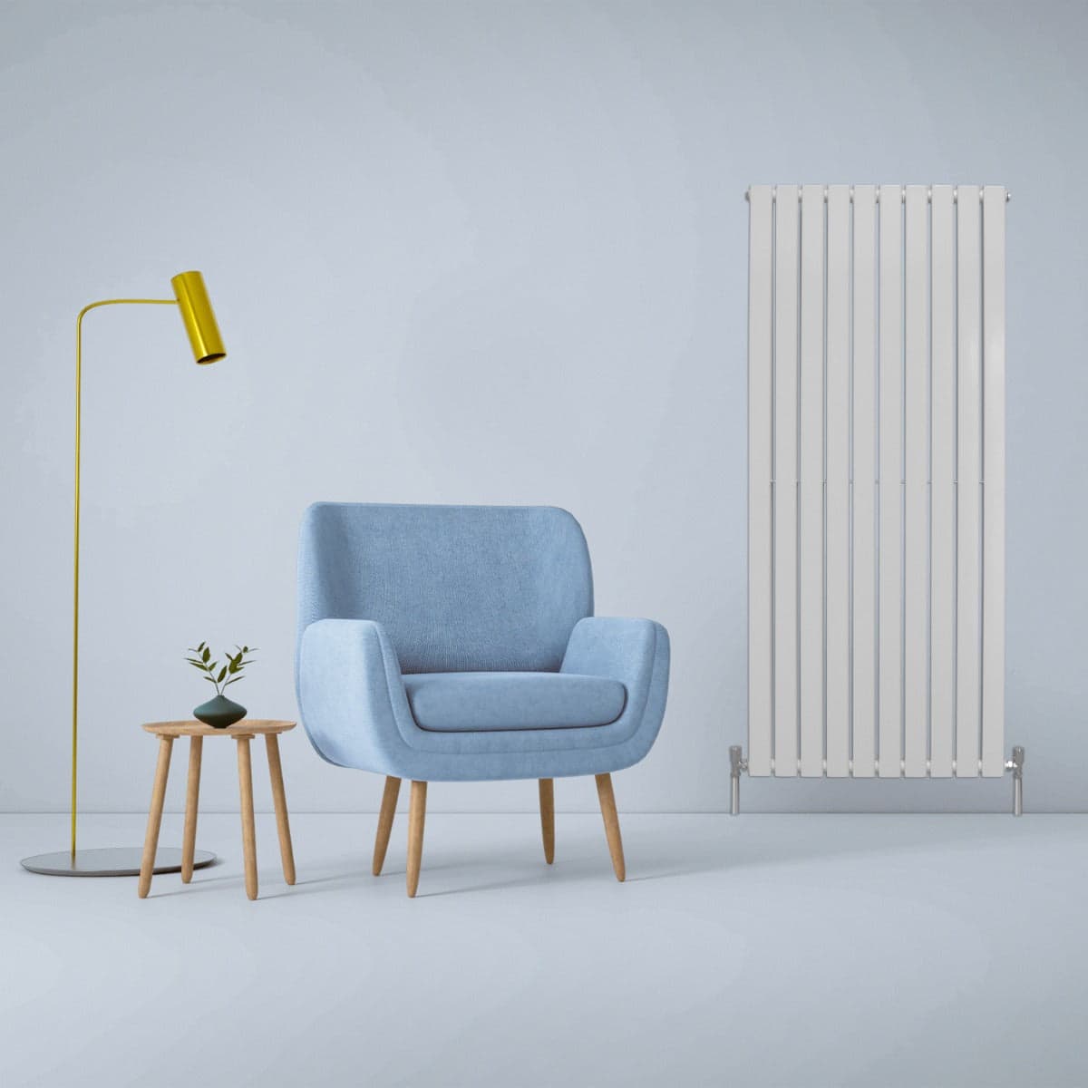 Design-litteät patterit, kiiltävän valkoiset, 1600 mm x 700 mm