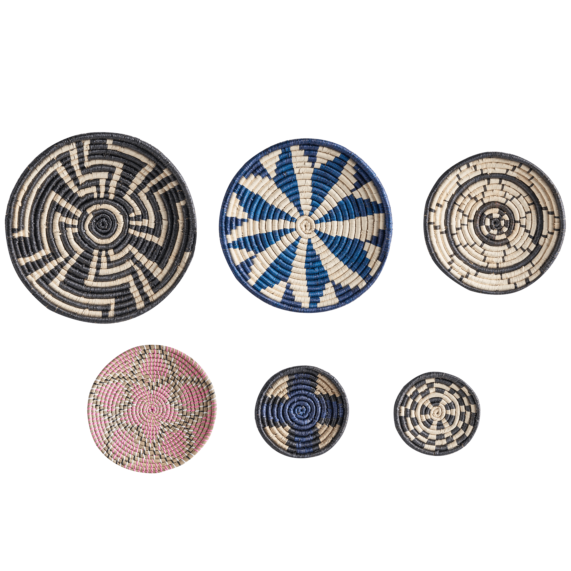 Seinäkoristesetti HOABINH meriruoho 3/4/5/5/6/7 cm Monivärinen