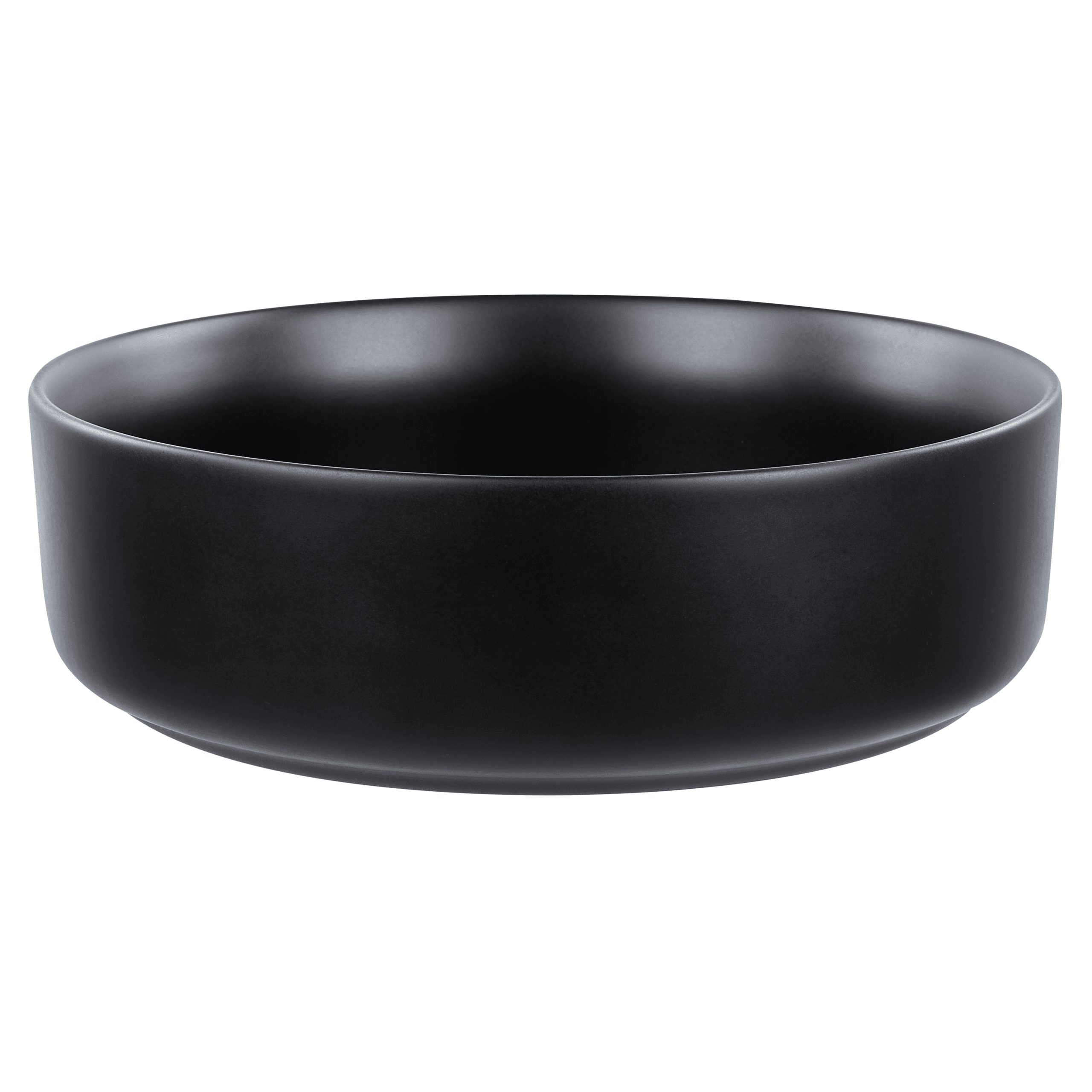Pesuallas tason päälle CALIG ⌀ 36 cm keramiikka Musta