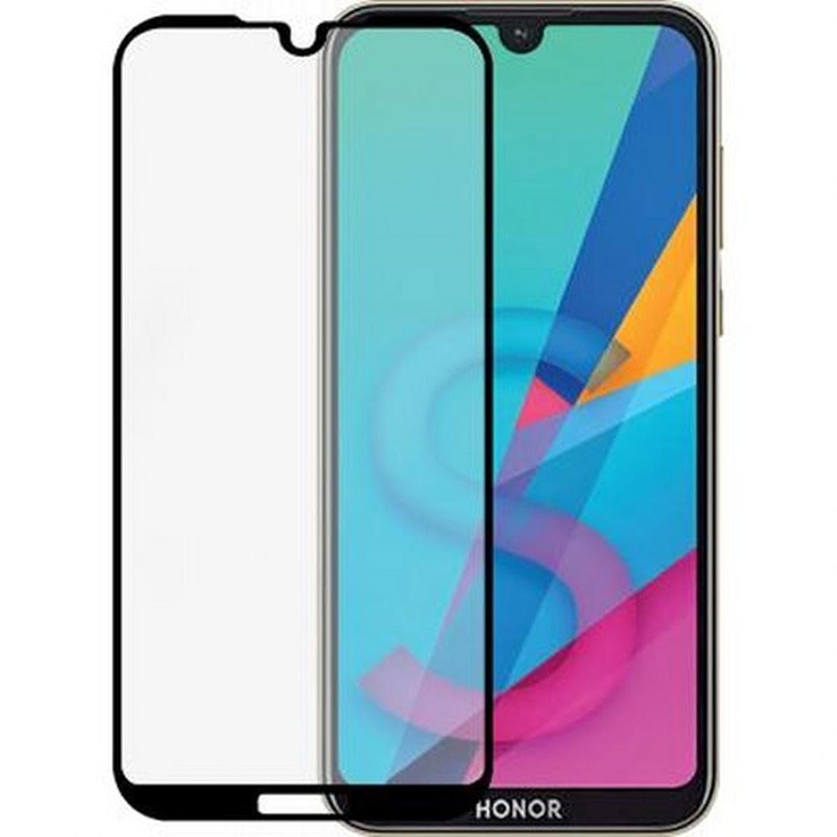Näytönsuoja Honor 8S Karkaistua Lasia 2.5D Naarmuuntumaton