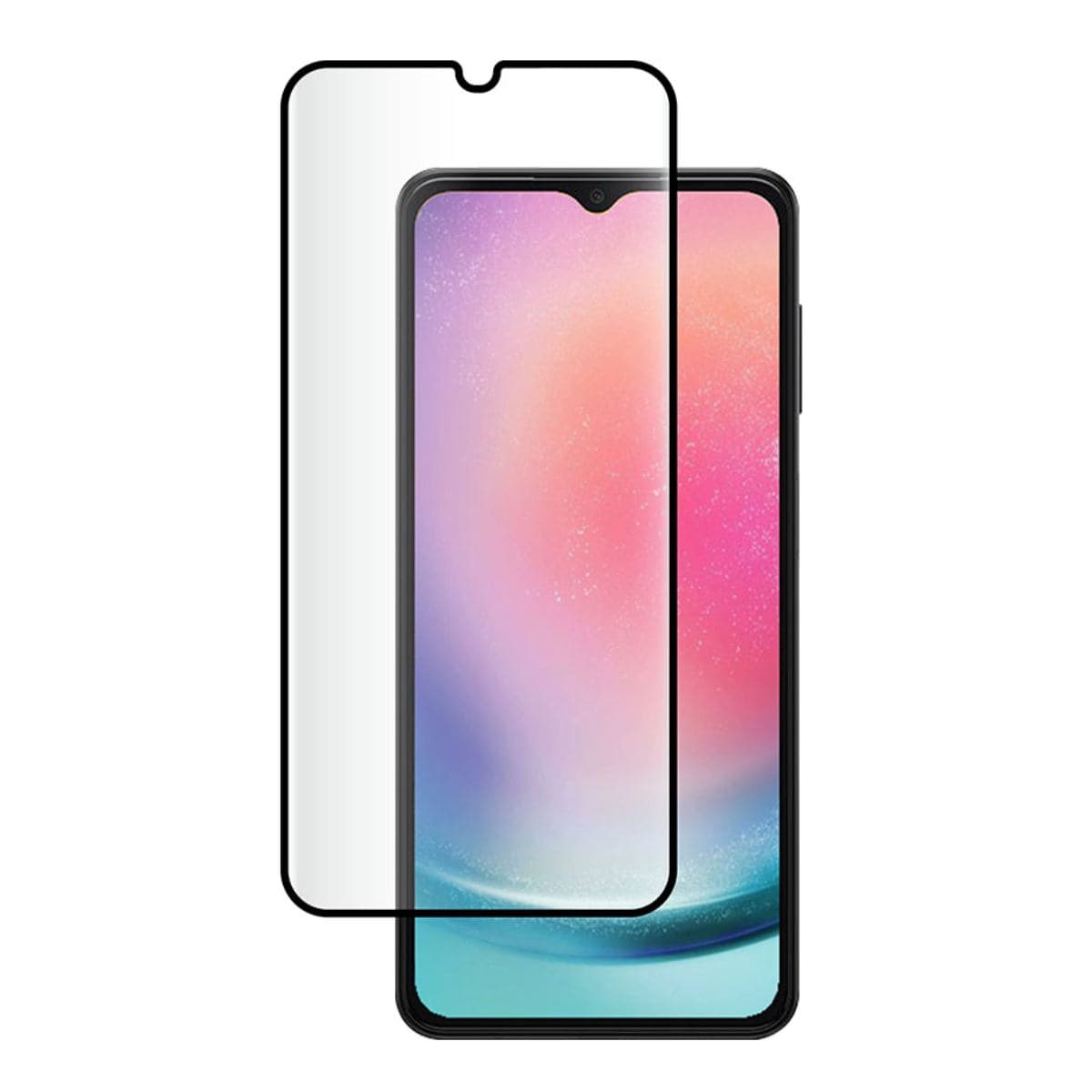 Näytönsuoja Samsung Galaxy A25 Karkaistua Lasia 2.5D SmartFrame-kehyksellä