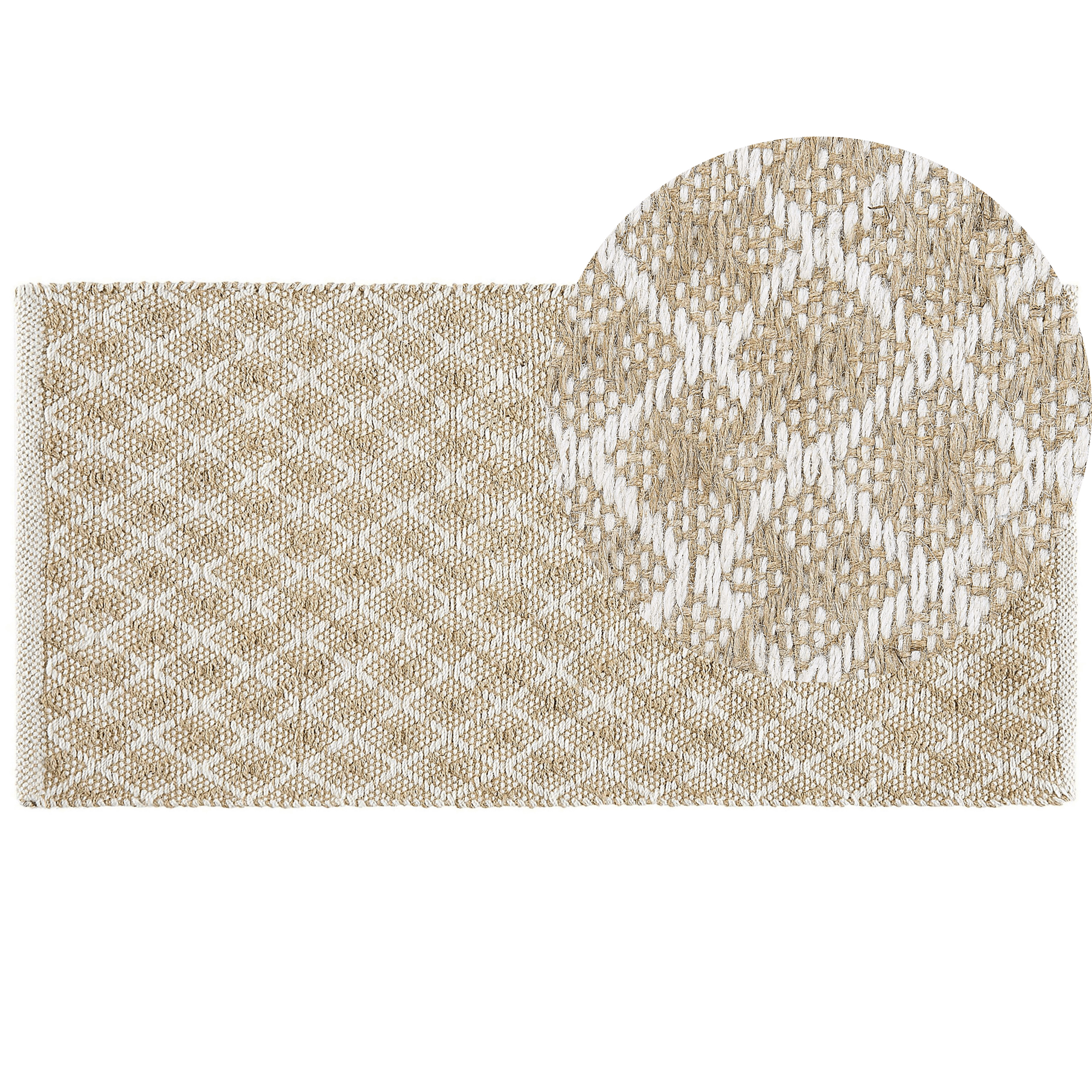 Matto AKBEZ Vaaleanbeige 50 x 80 cm juutti