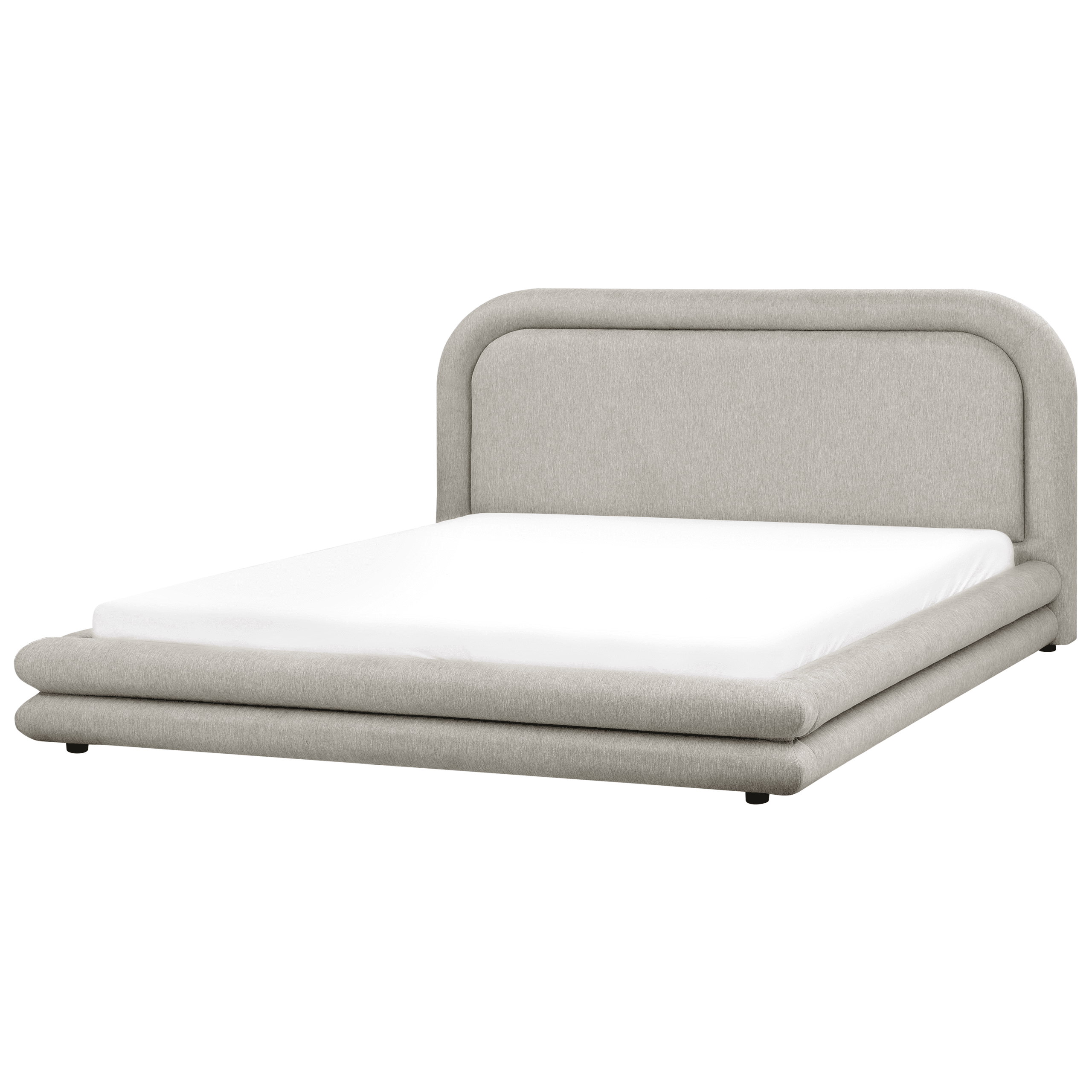 Sänky keinopellava LAVARDENS 180 x 200 cm Ruskeanharmaa