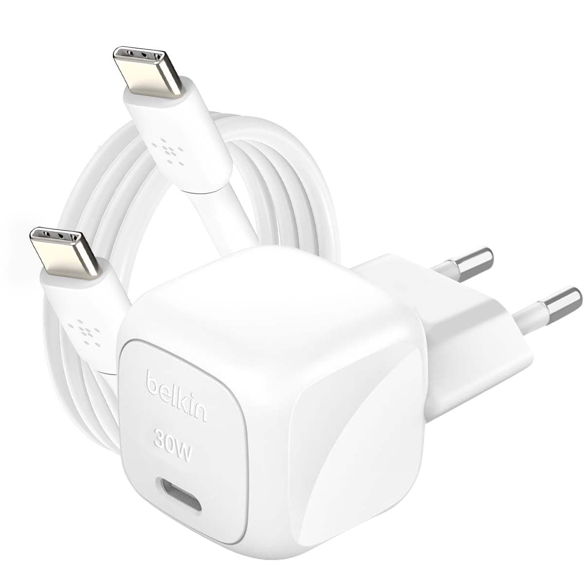 Pikalaturi USB-C 30W Power Delivery ja PPS sekä USB-C-kaapeli 1 m