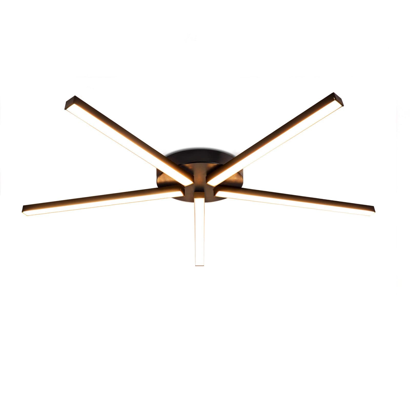 NETTLIFE LED - kattovalaisin,lämmin,valkoinen,24W,musta,64,2cm,metalli,3000K