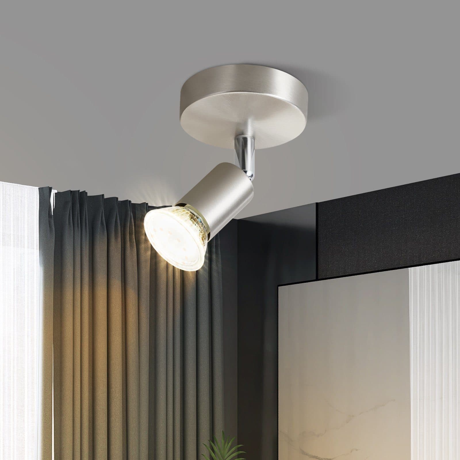 ZMH Spot GU10 Moderni muotoilu Ruostumaton teräs Max40W 330° kääntyvä