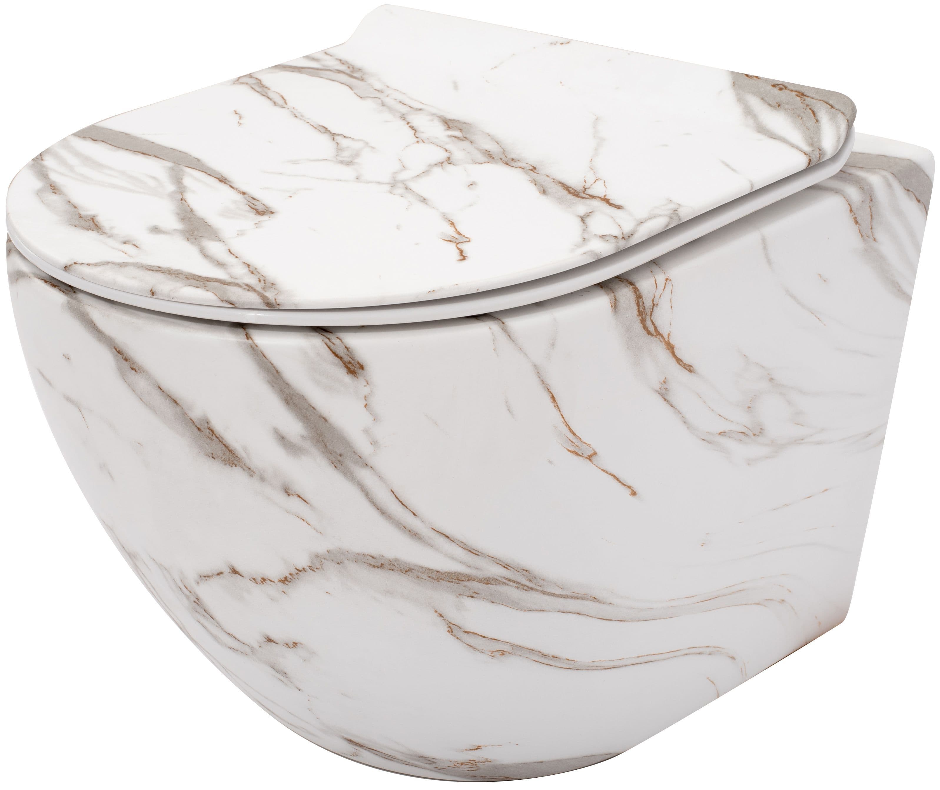 REA Seinä-WC CARLOS DUROPLAST/SLIM/ZM LAVA MATT harmaa, 49, 5X37X32CM