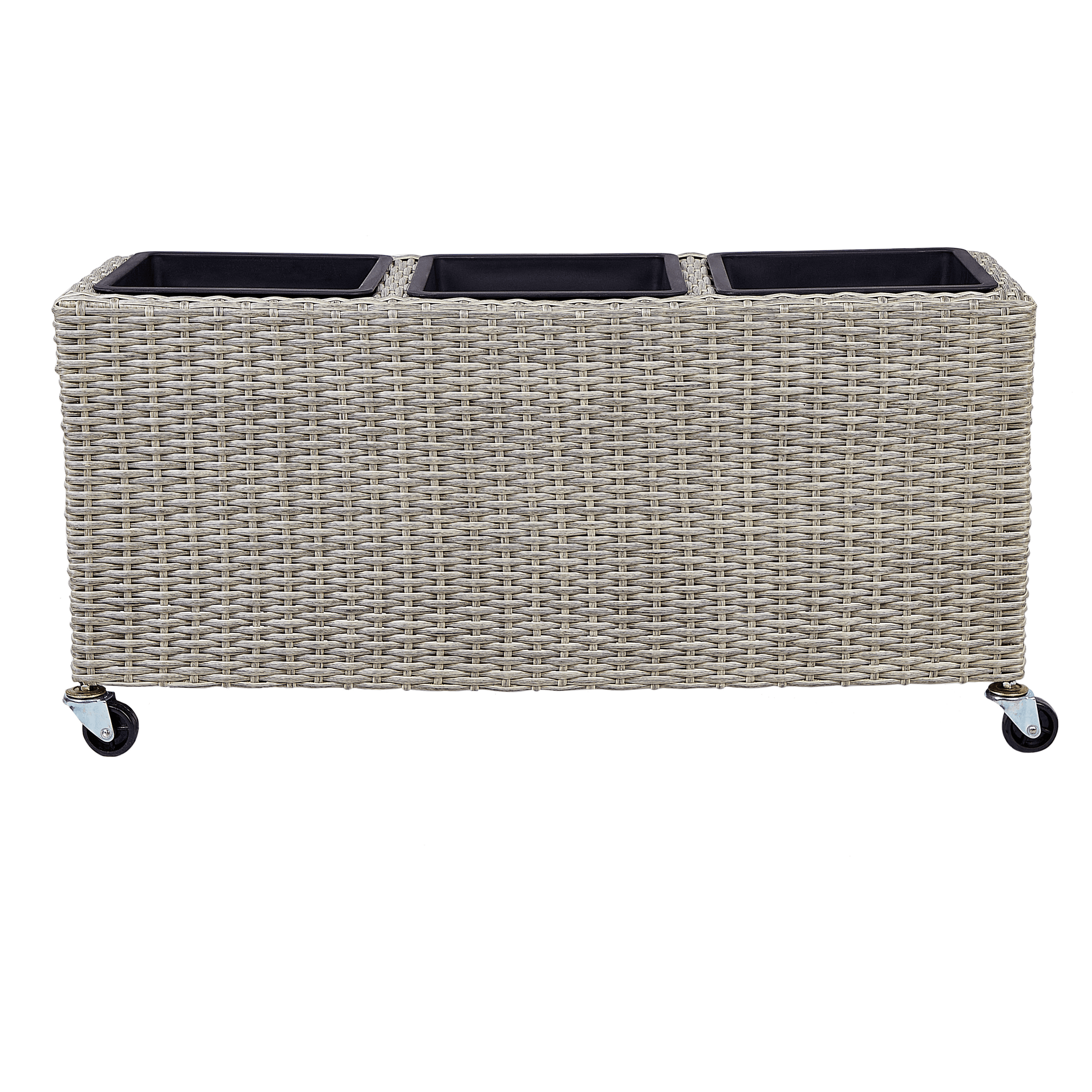 Kukkaruukku BELLIS polyrottinki 82 cm Vaaleanruskea