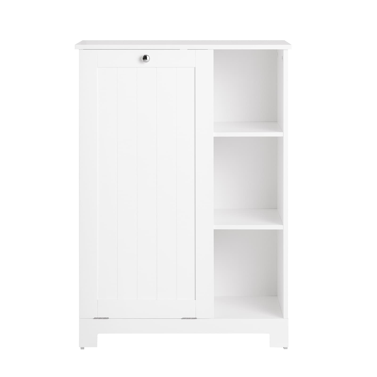 SoBuy pyykkikaappi BZR105-W valkoinen ekologinen 60x37x86cm