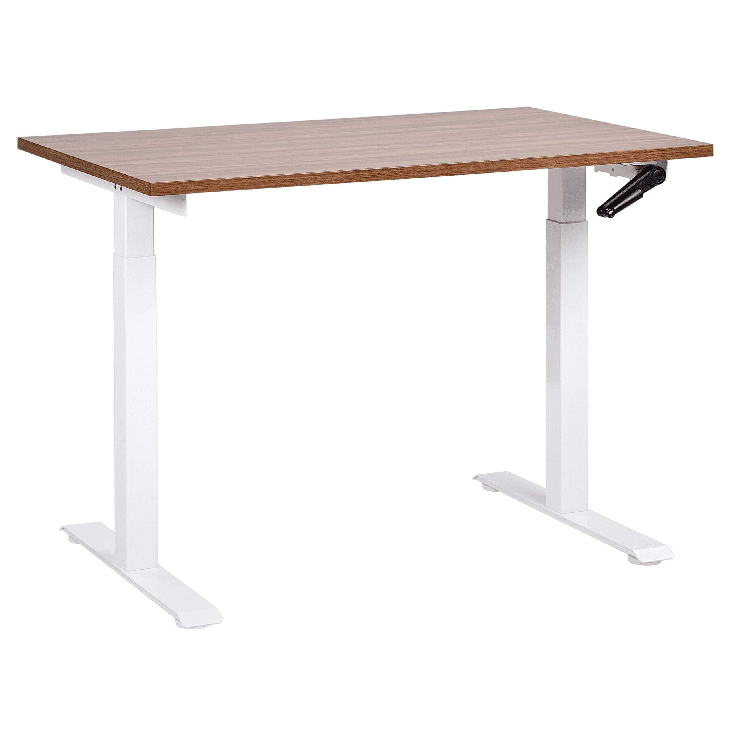Manuaalisesti säädettävä työpöytä DESTINES Ruskea/valkoinen 120 cm 72 cm