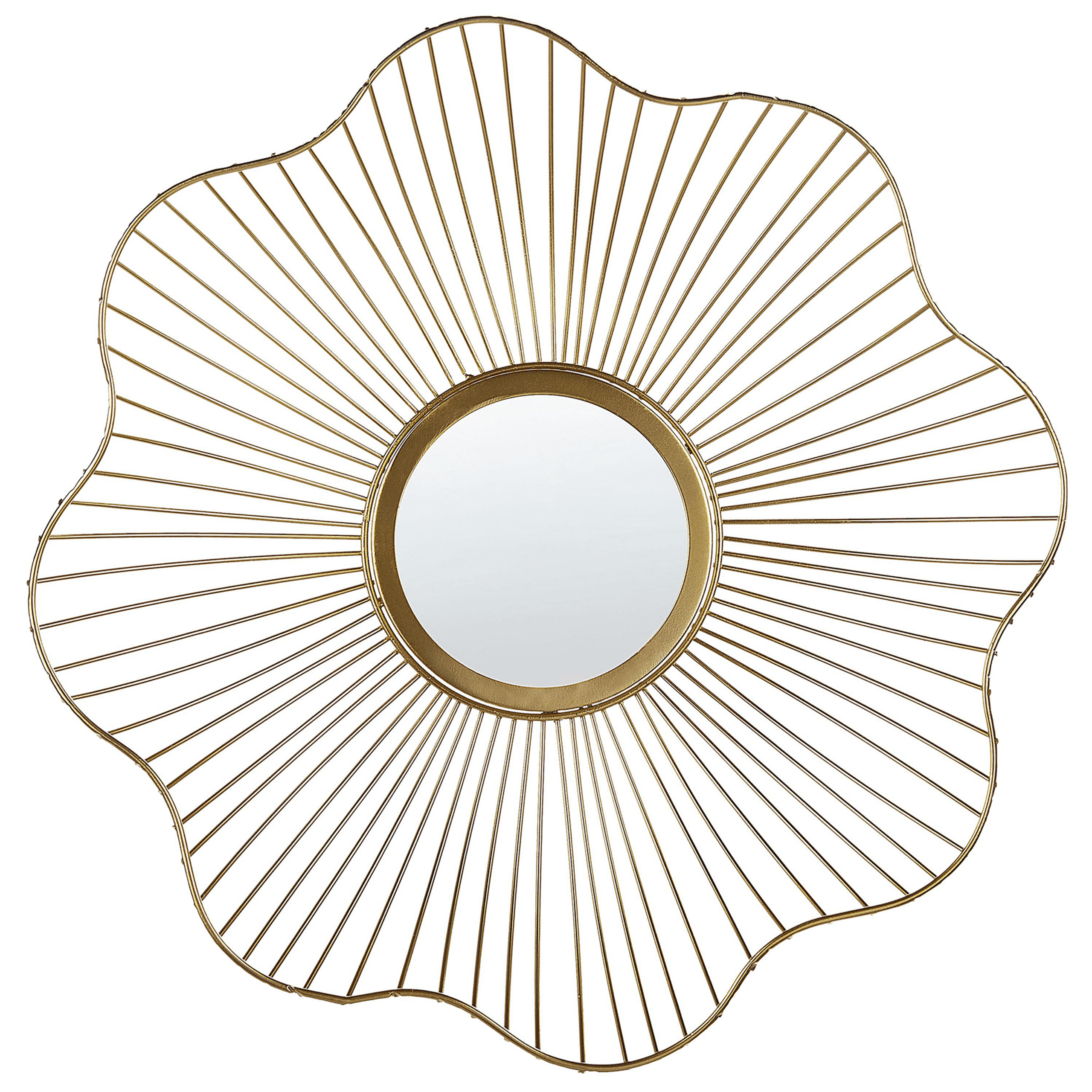 Seinäpeili SENS 40 cm 40 cm metalli Kulta