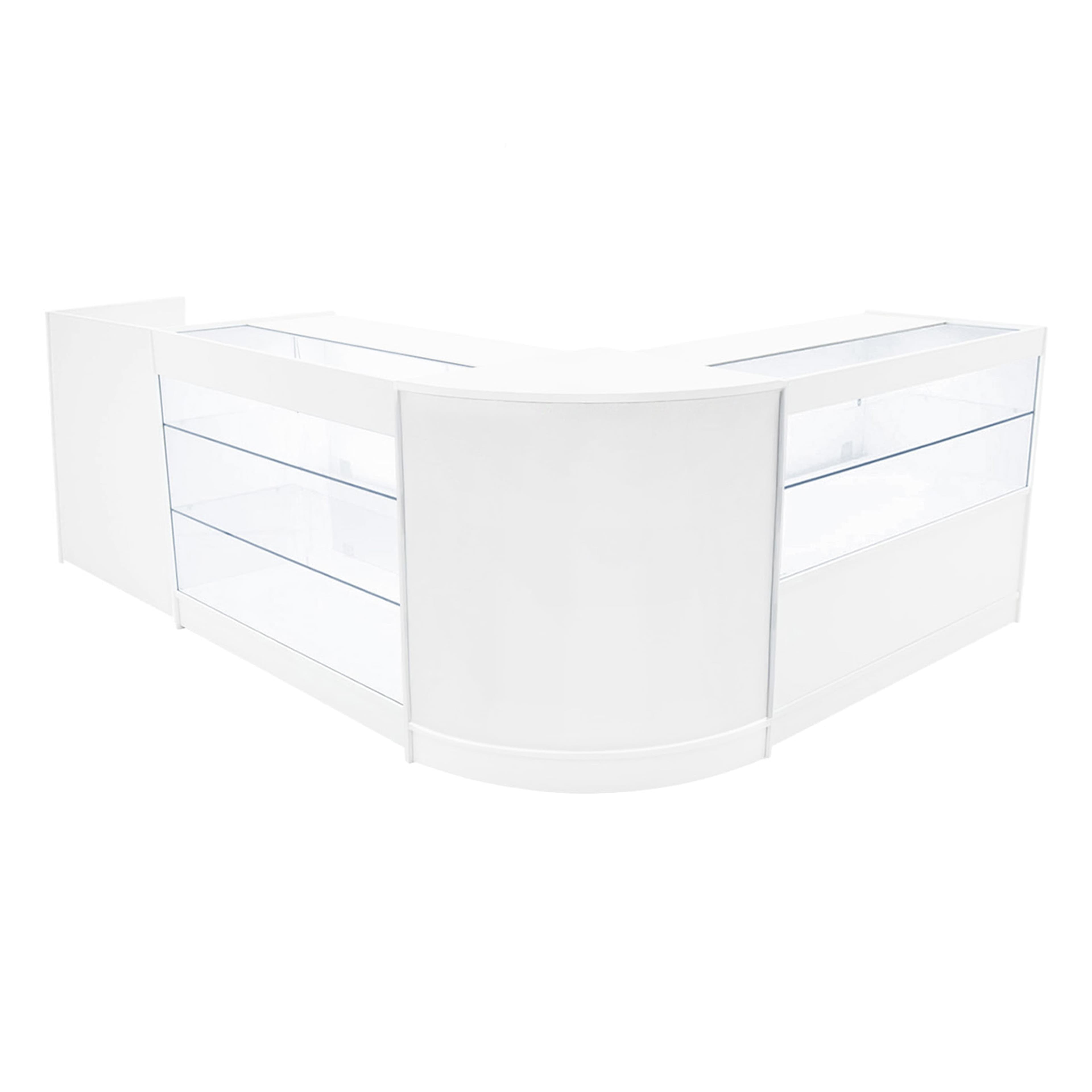 Vega LED-myymälätiskisarja K1200, C1200, TB60 ja CM60 - valkoinen