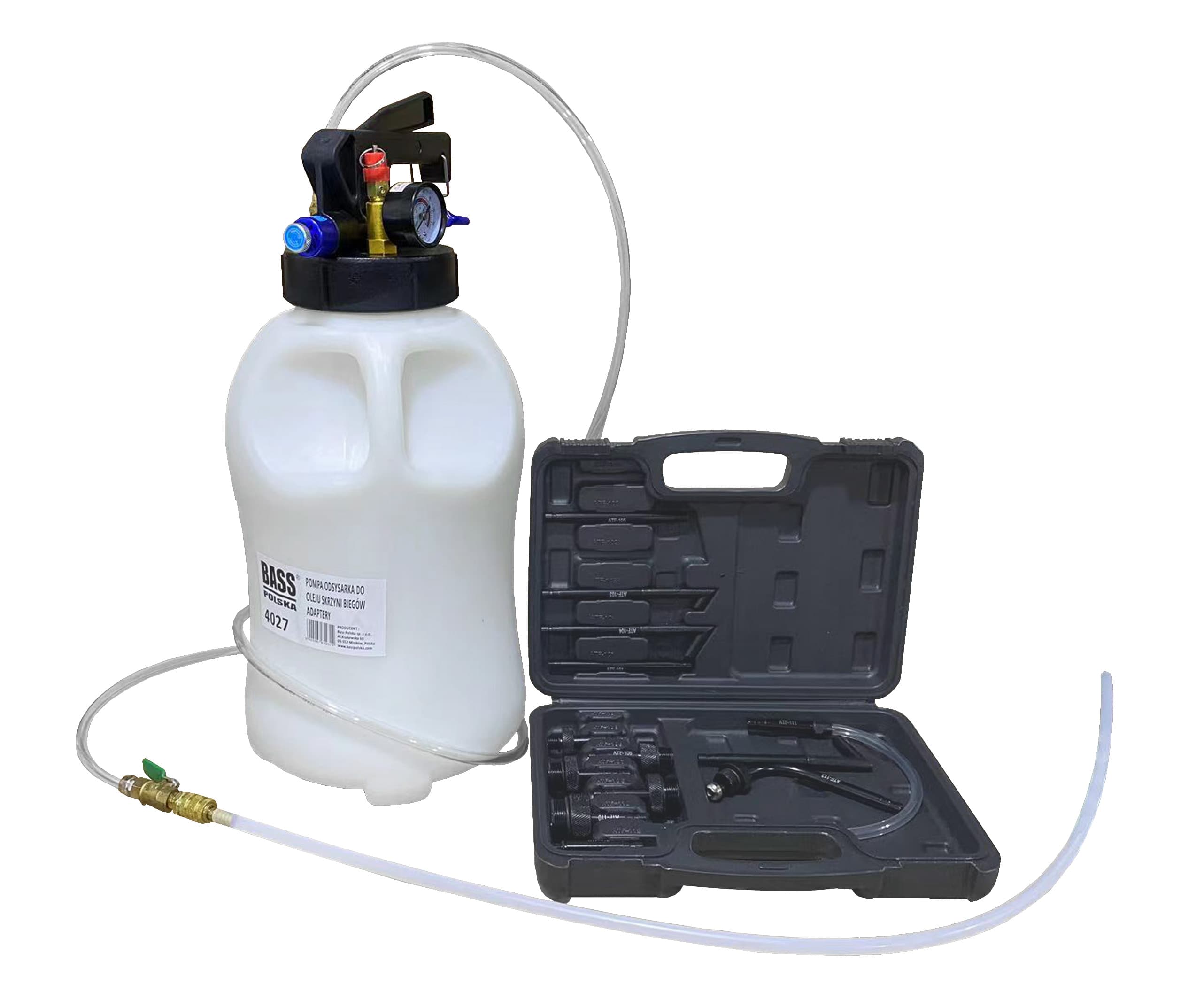 10 litran öljypumppu automaattivaihteistoille adaptereilla