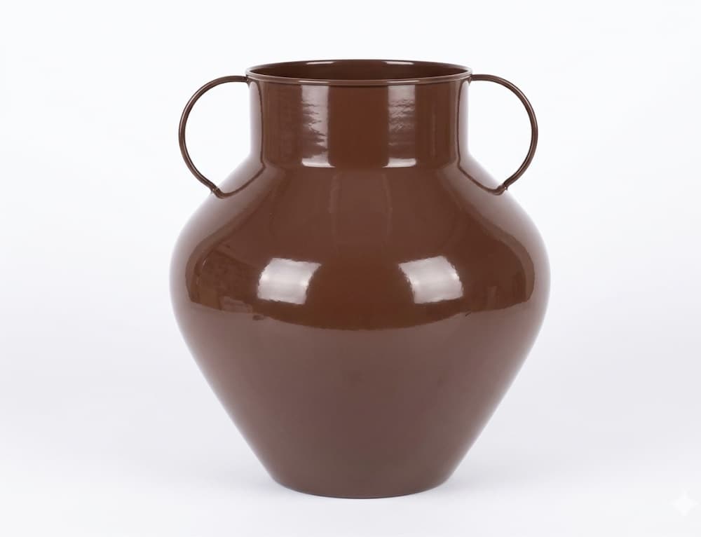 Maljakko metalli MONDEX ROGER 18,5x31x34 cm suklaanruskea 1 kpl