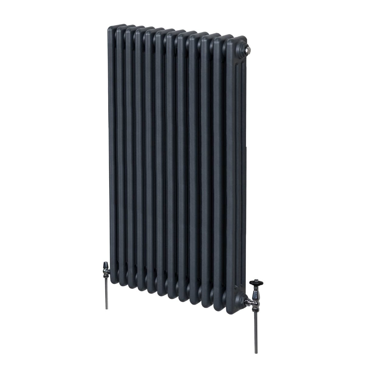 Perinteinen 3-pylväinen patteri - 1500 x 562 mm - antrasiitinharmaa