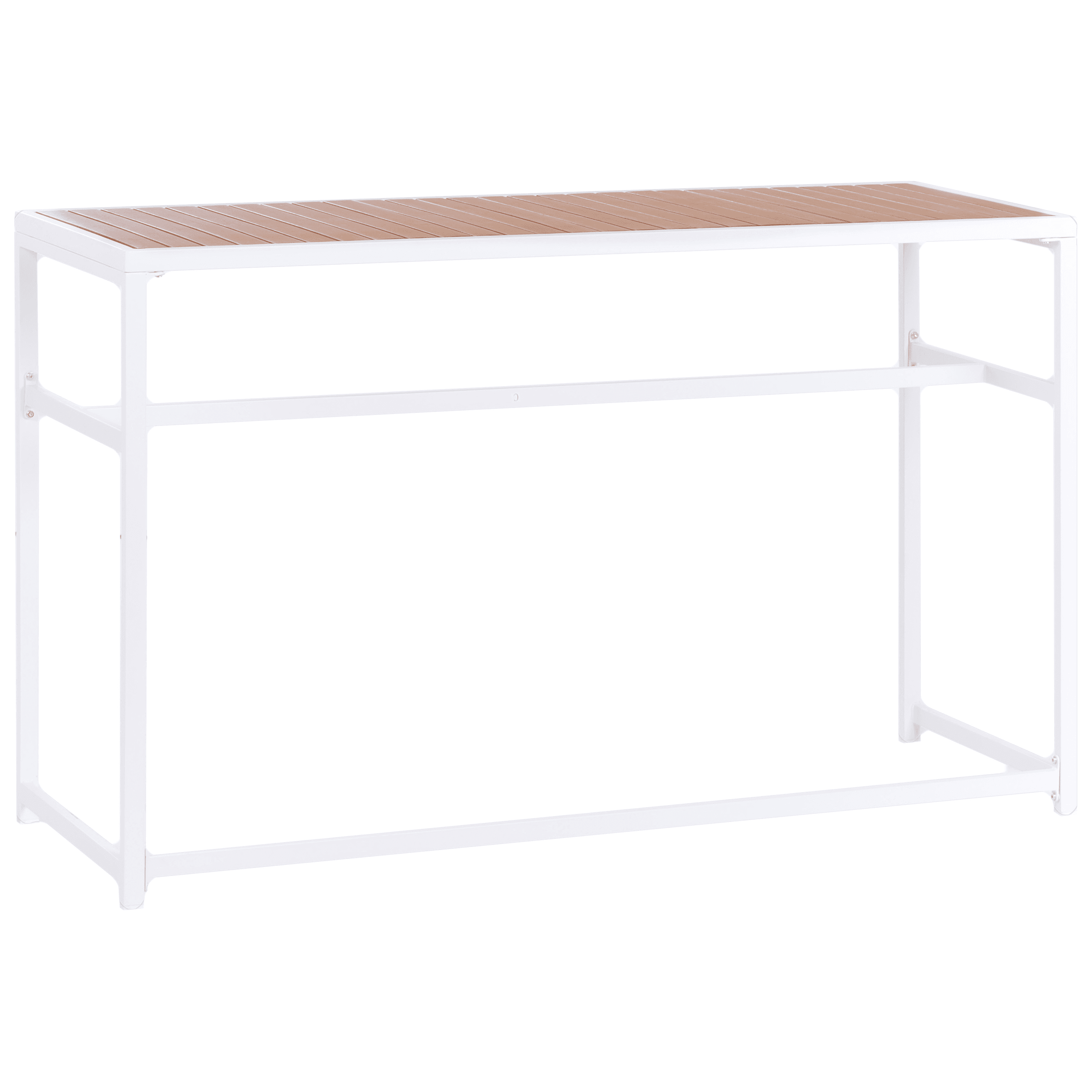 Puutarhapöytä AVETRANA 150 cm 50 cm Ruskea/valkoinen