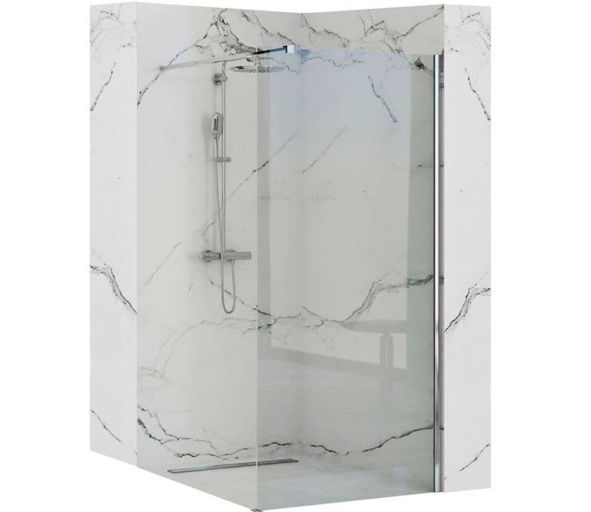 REA Suihkuseinä AERO N 110 kromi, 1,8X110X195CM