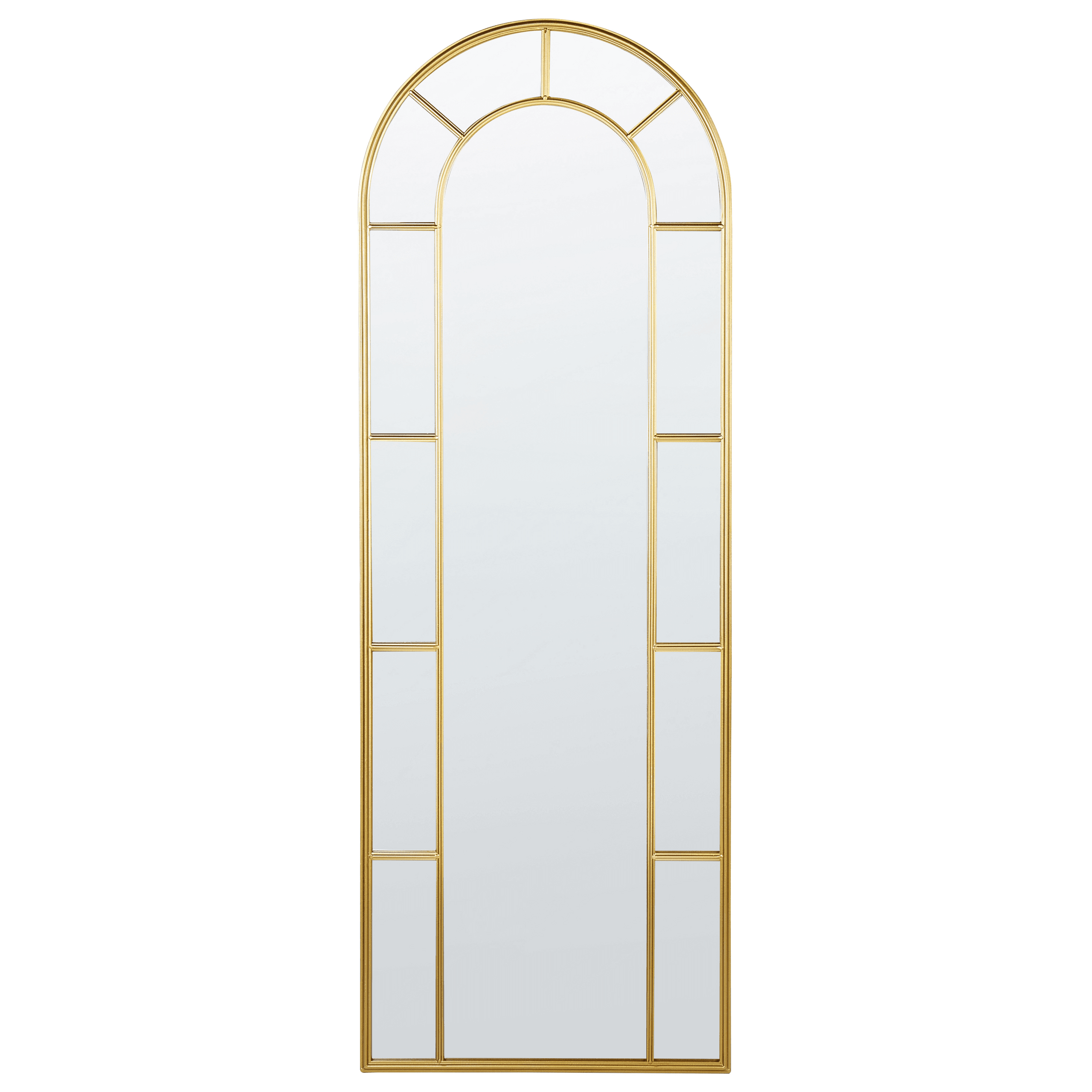 Seinäpeili CROSSES 60 cm 170 cm metalli Kulta