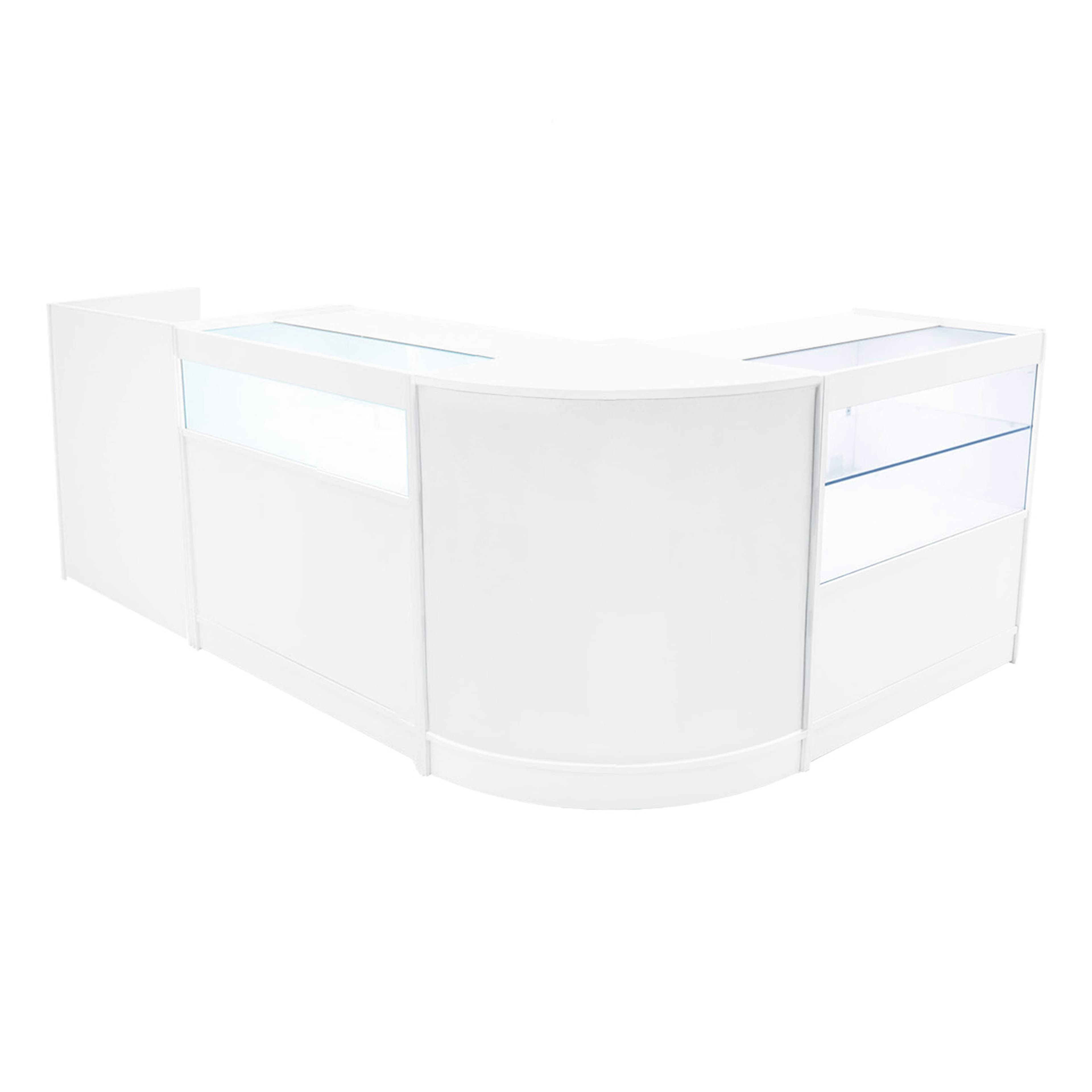 Gravity LED -myymälätiskisarja B900, C900, TB60 ja CM60 - valkoinen