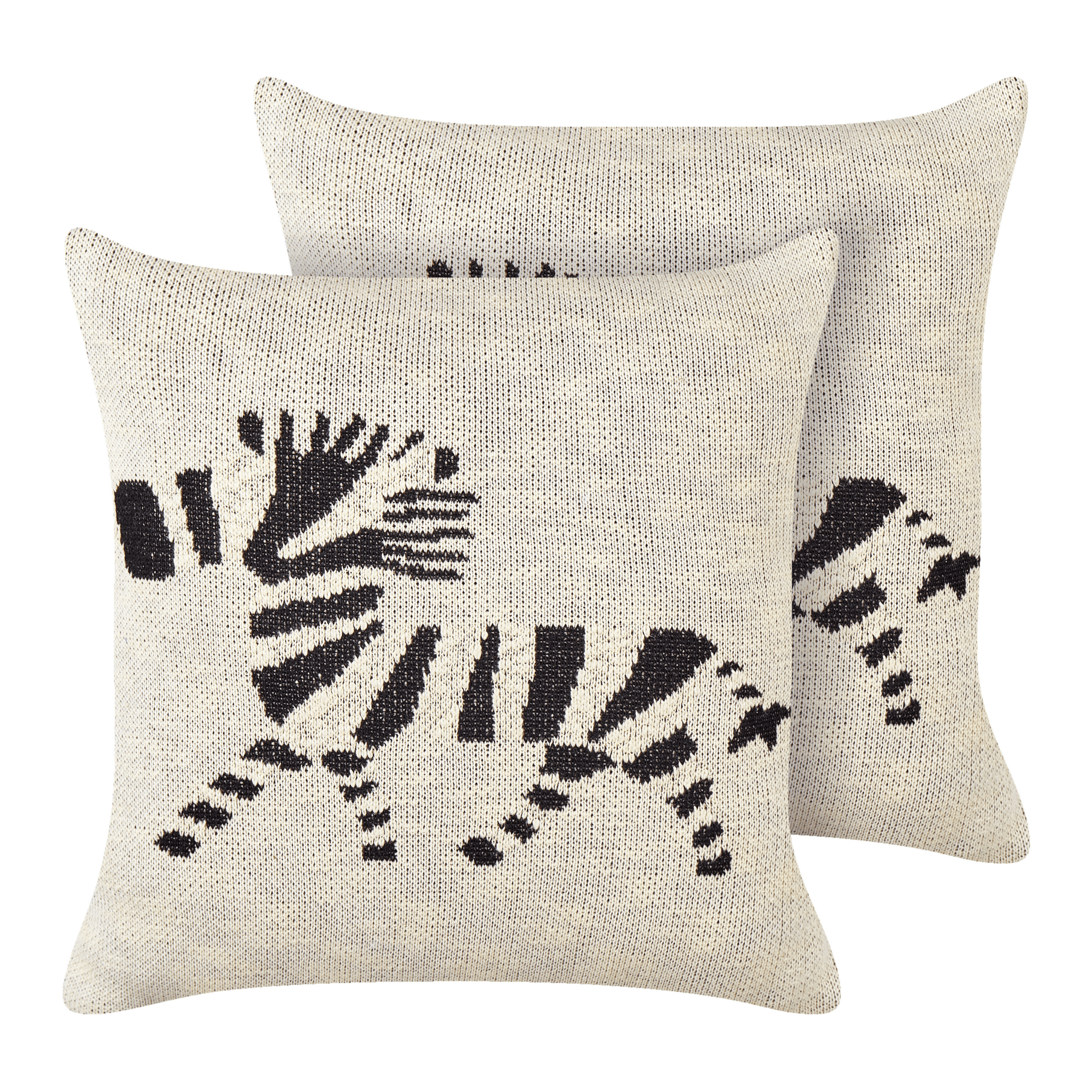 Koristetyynysetti 2 kpl JABORI puuvilla 45 x 45 cm Beige