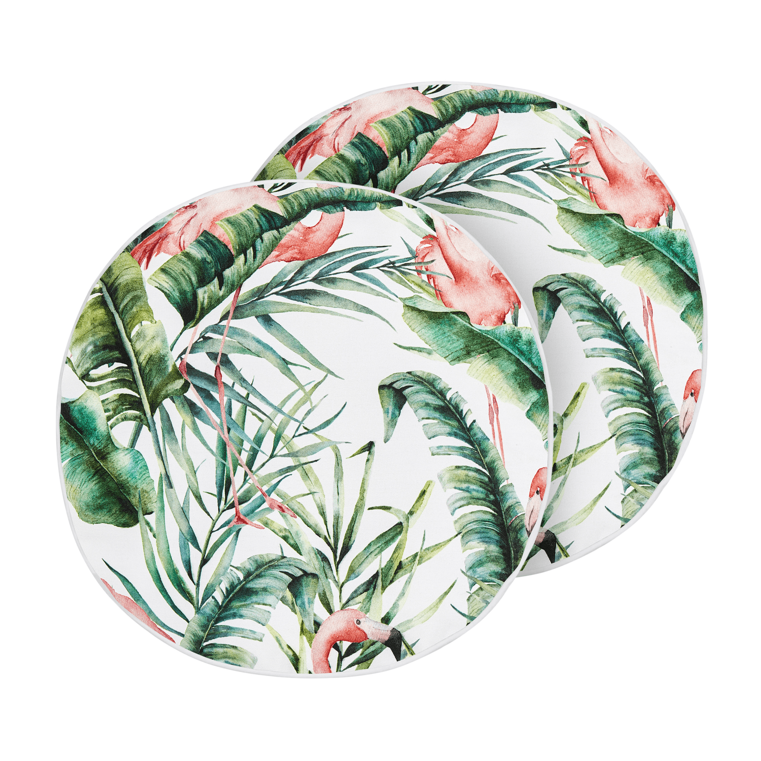 Ulkotyynysetti 2 kpl ELLERA Eläinkuvio 40 x 40 cm Vihreä