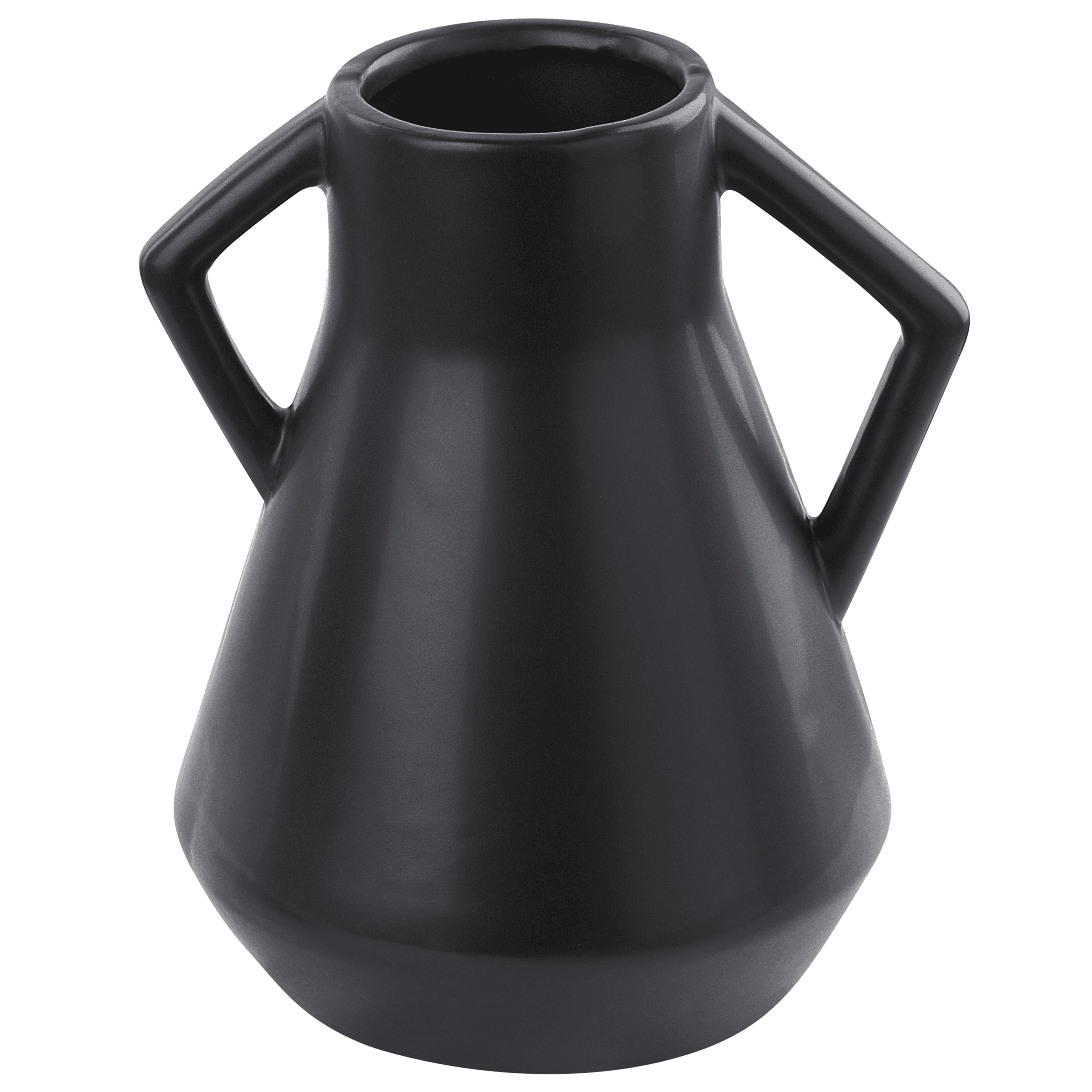 Kukkamaljakko FERMI keramiikka 20 cm Musta