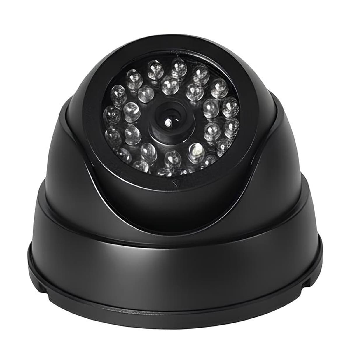 Kupolinmuotoinen valvontakamera sisä- / ulkokäyttöön näkyvillä LED-valoilla