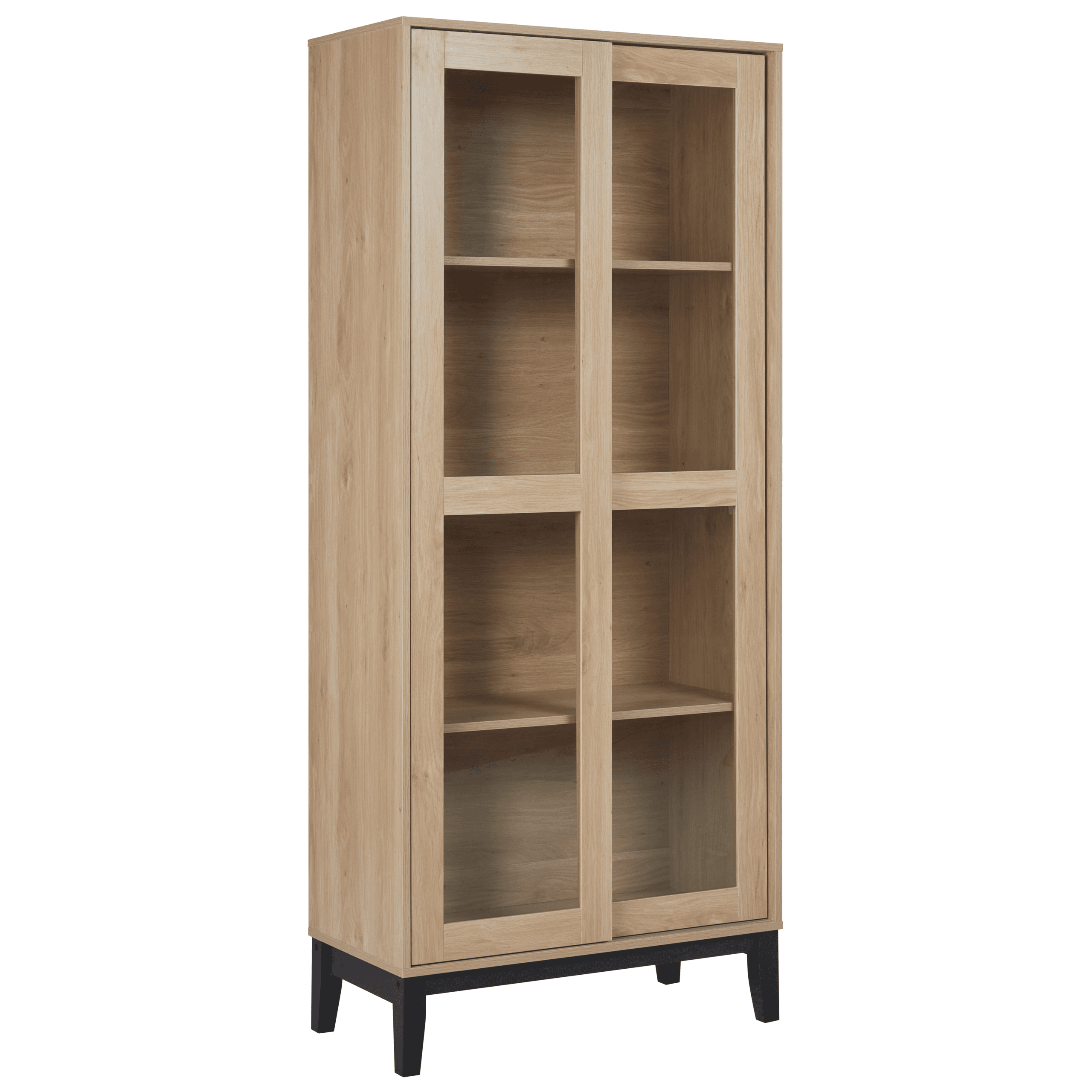 Lasivitriini RUMSON 80 cm Vaaleanruskea