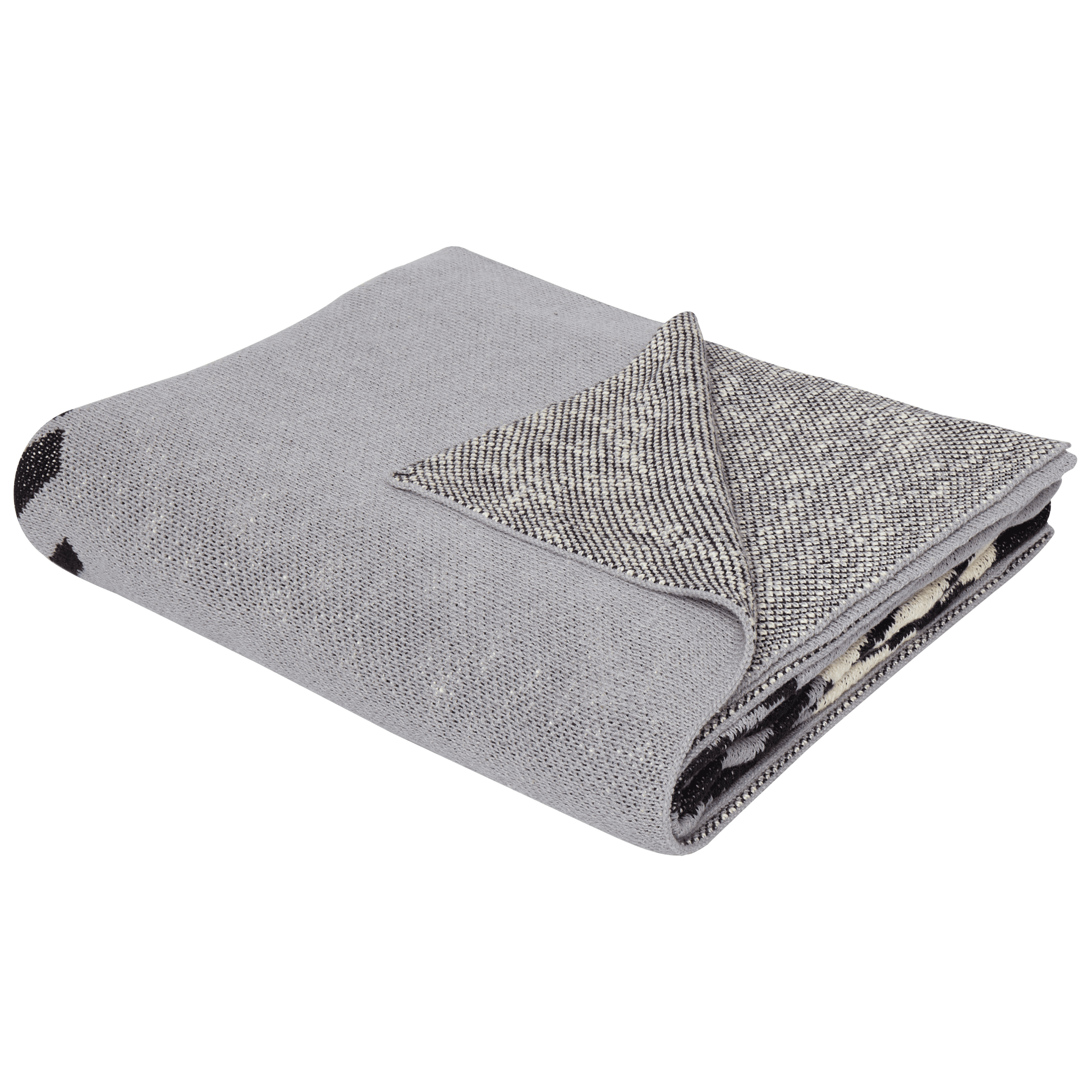 Torkkupeitto MATTA puuvilla 130 x 170 cm Harmaa