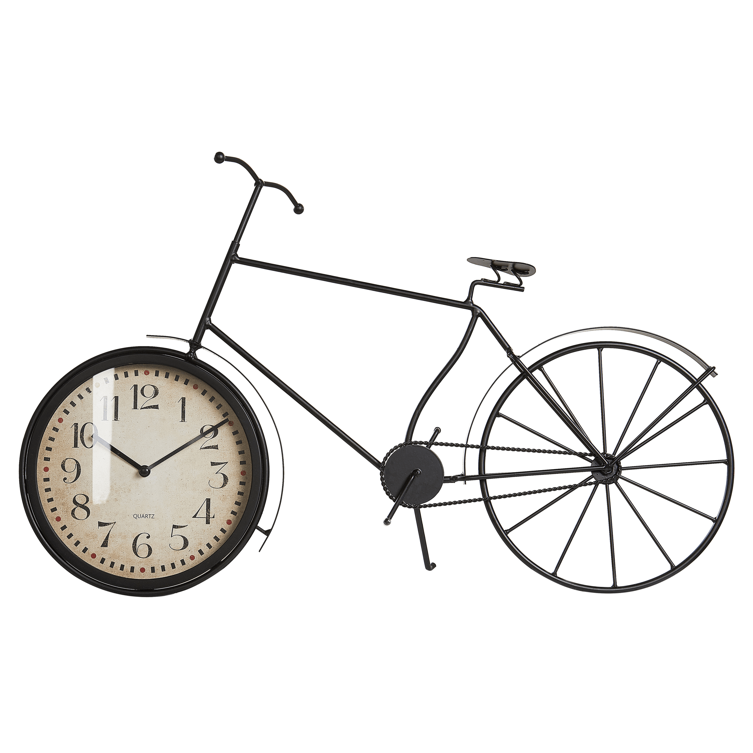 Kello LILLO 59 cm metalli Musta