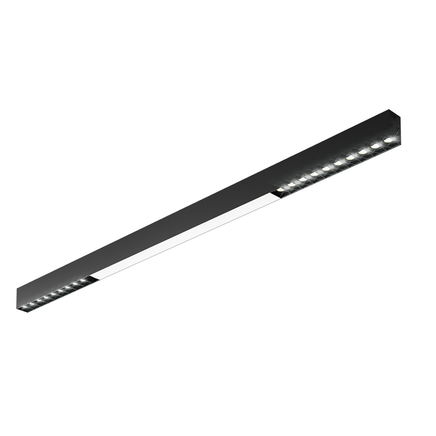 NETTLIFE LED - kattovalaisin, musta 32W, pitkä moderni, himmennettäväKaukosäätimellä, 107CMKeittiönvalaisin, olohuoneeseen, makuuhuoneeseen