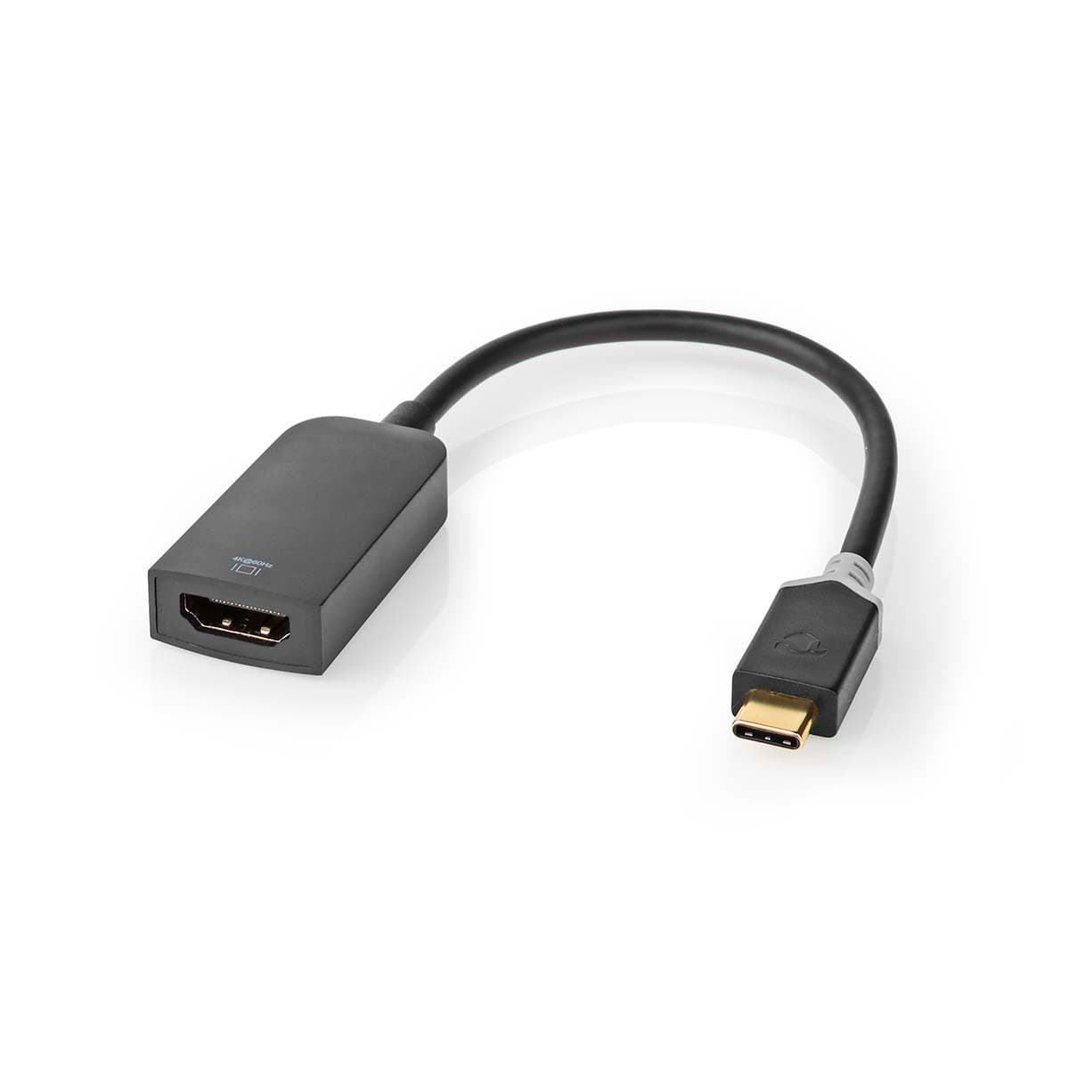 USB 3.2 Gen 1 USB-C uros → HDMI naaras -adapteri 4K 60 Hz, 0,2 m