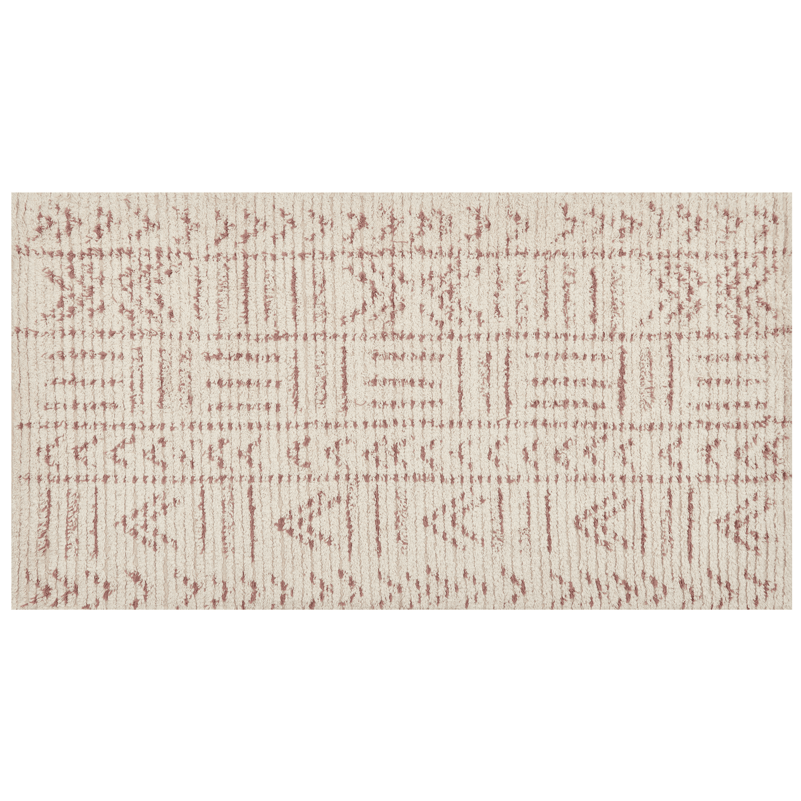 Matto EDIRNE Beige 80 x 150 cm puuvilla