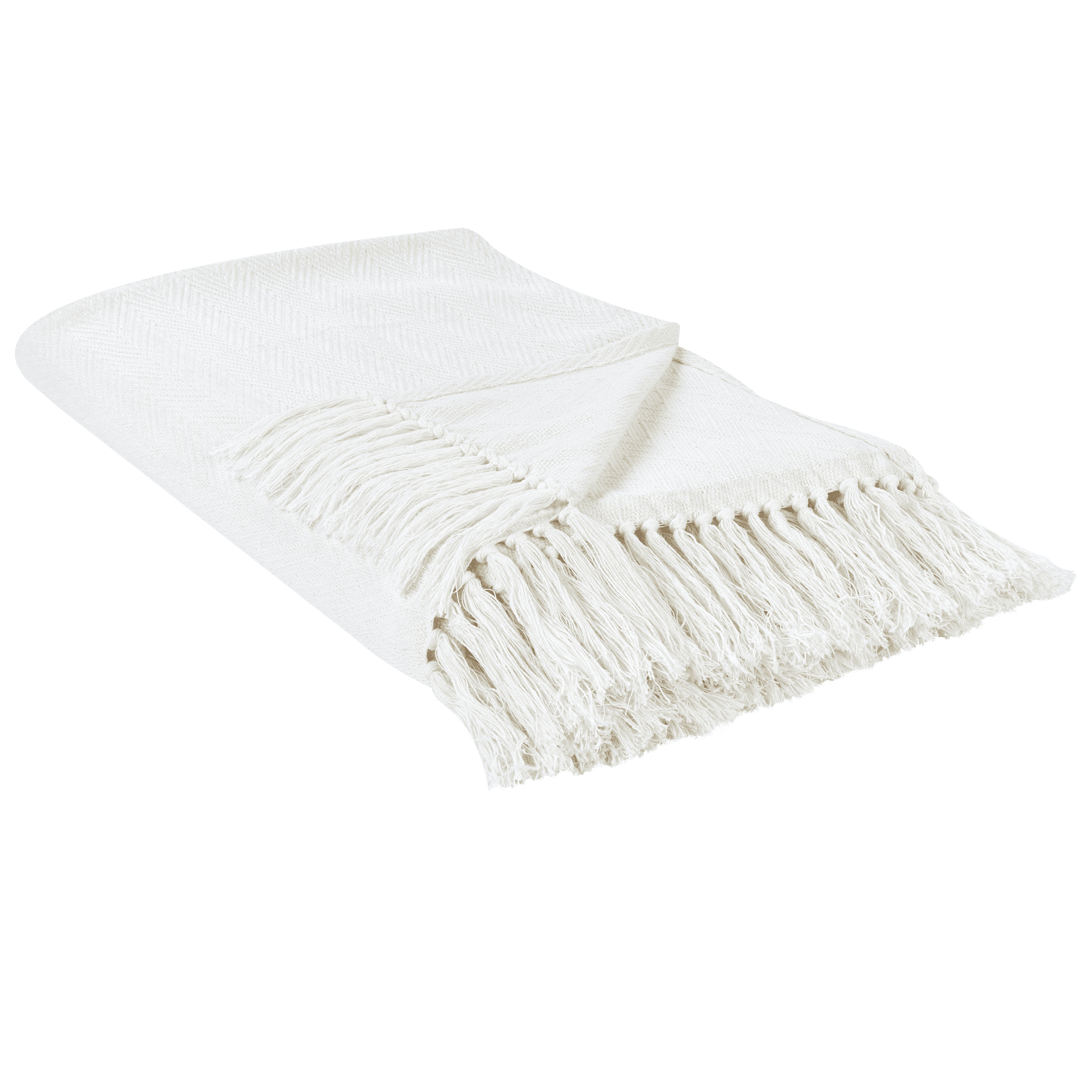 Torkkupeitto AMPARA puuvilla 200 x 220 cm Luonnonvalkoinen