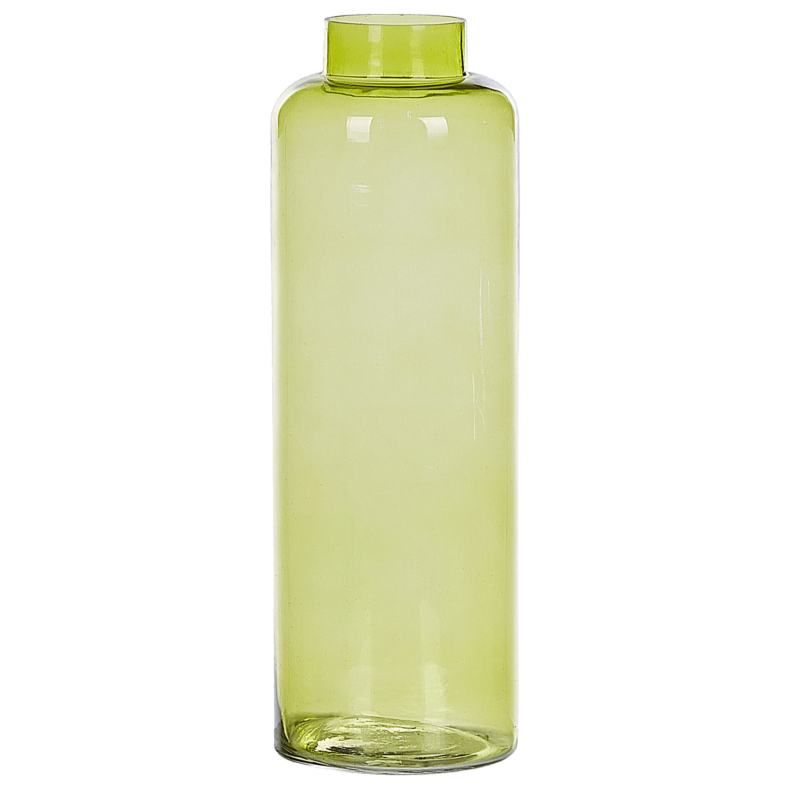 Koristemaljakko MAKHANI lasi 33 cm Limenvihreä