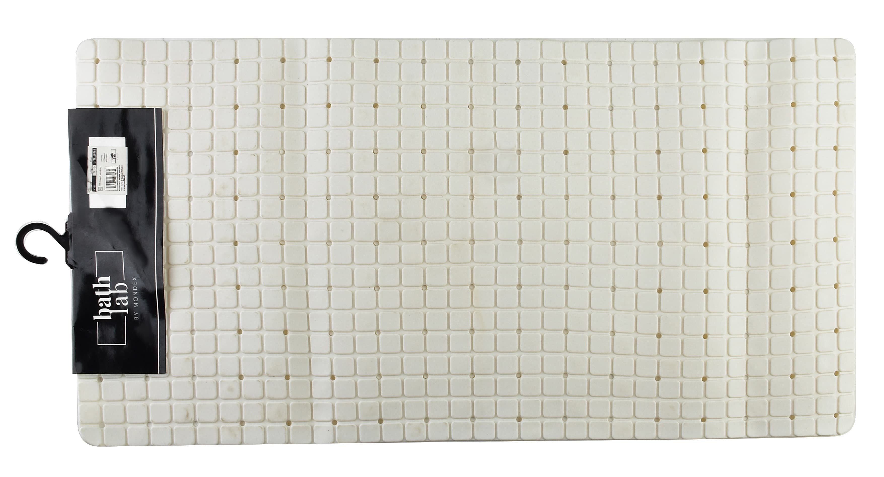 Kylpyhuonematto polyesteri ZAC HTUA0368 40x80 cm valkoinen 1 kpl
